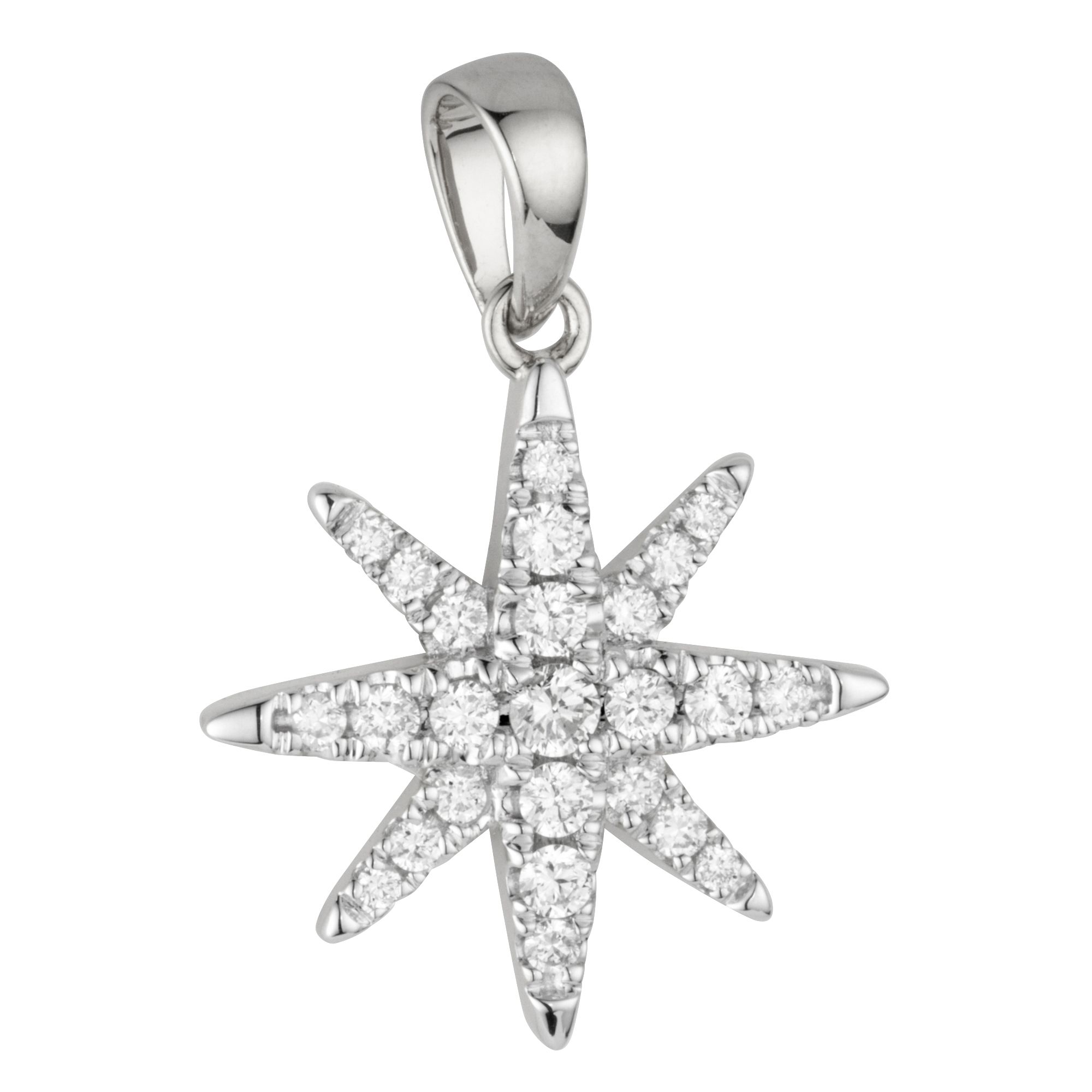 DIAMOUR Anhänger 25 Brillanten zus. ca. 0,17ct Gold 585