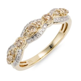 DIAMOUR Ring 53 Brillanten zus. ca. 0,50ct Gold 375