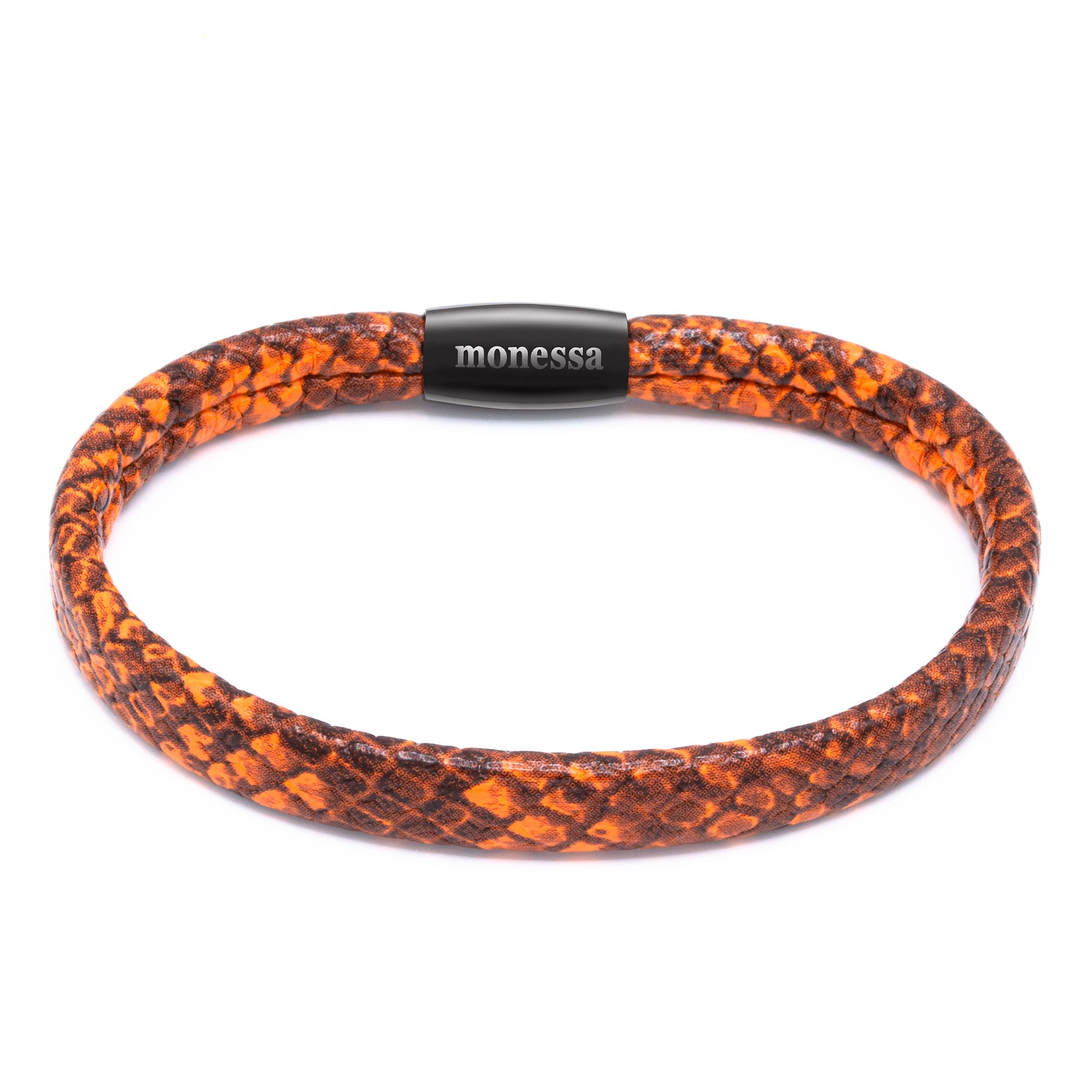 MONESSA Armband Schlangenoptik 1- Strang Magnetverschluss