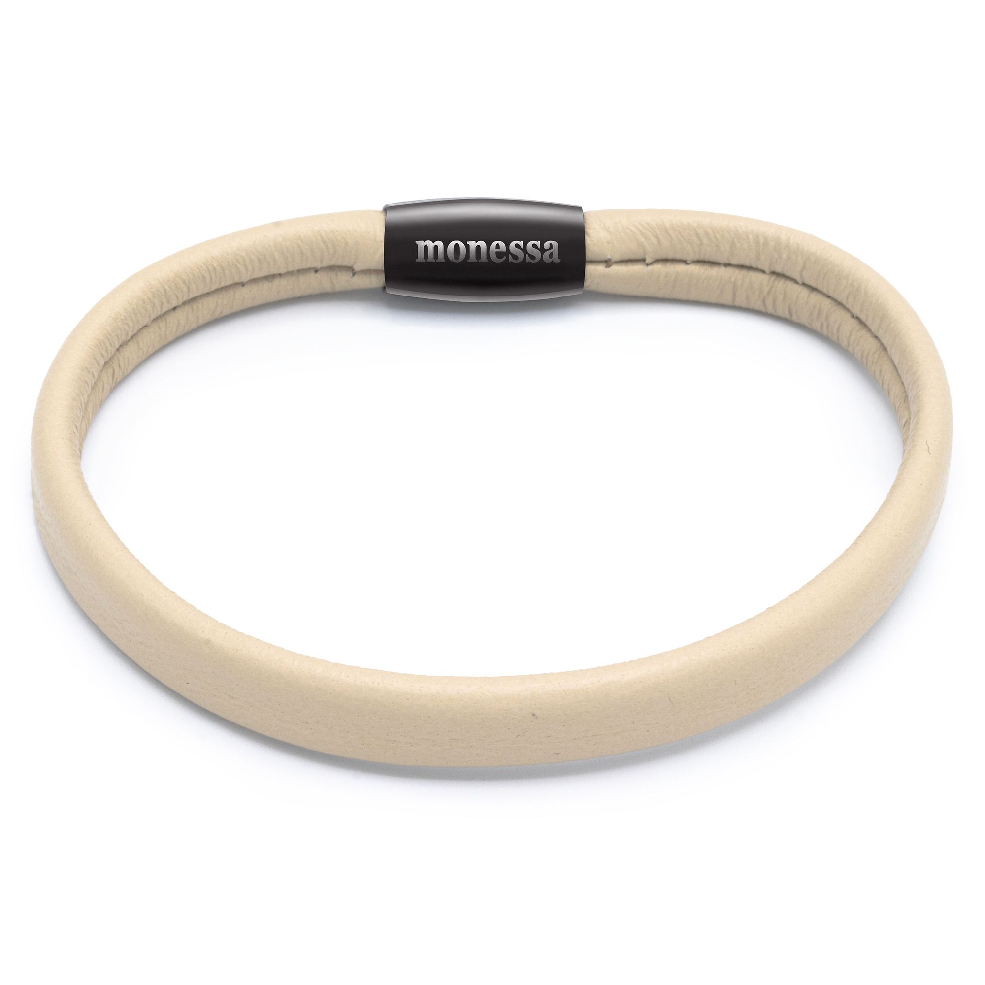 MONESSA Armband Lamnappa 1-Strang Magnetverschluss
