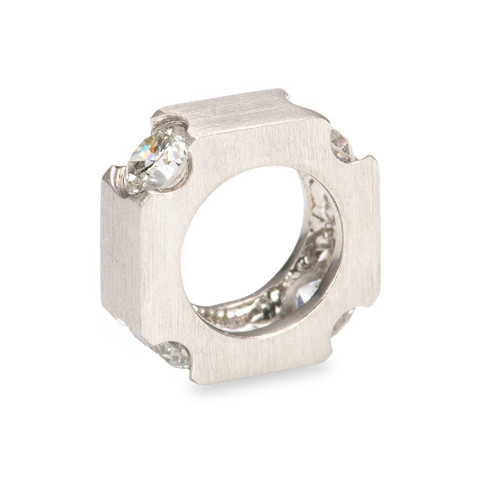 PLATINITY Anhänger 4 Brillanten zus. ca. 0,15ct Platin 950