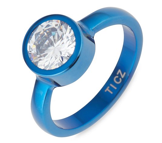 DIAMONIQUE® TITAN Ring = 2,00ct Brillantschliff