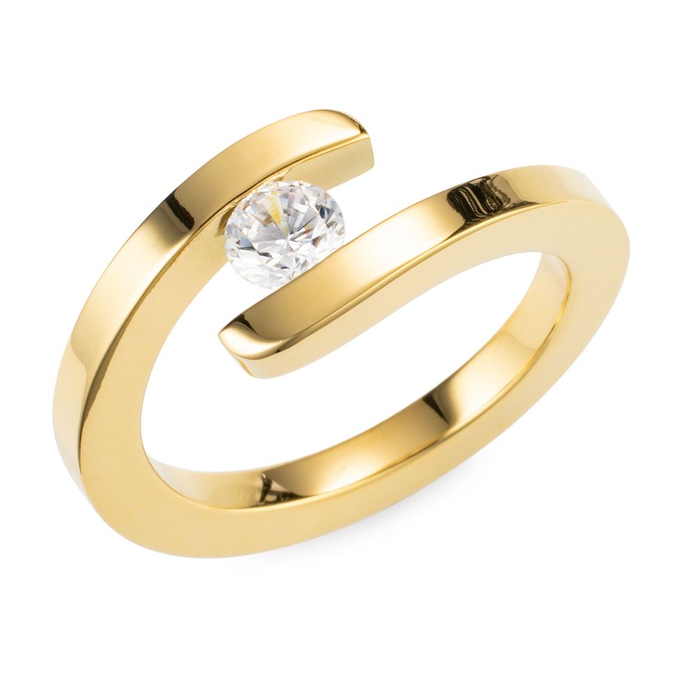 STEFFEN SCHRAUT Ring 1 Zirkonia poliert Edelstahl