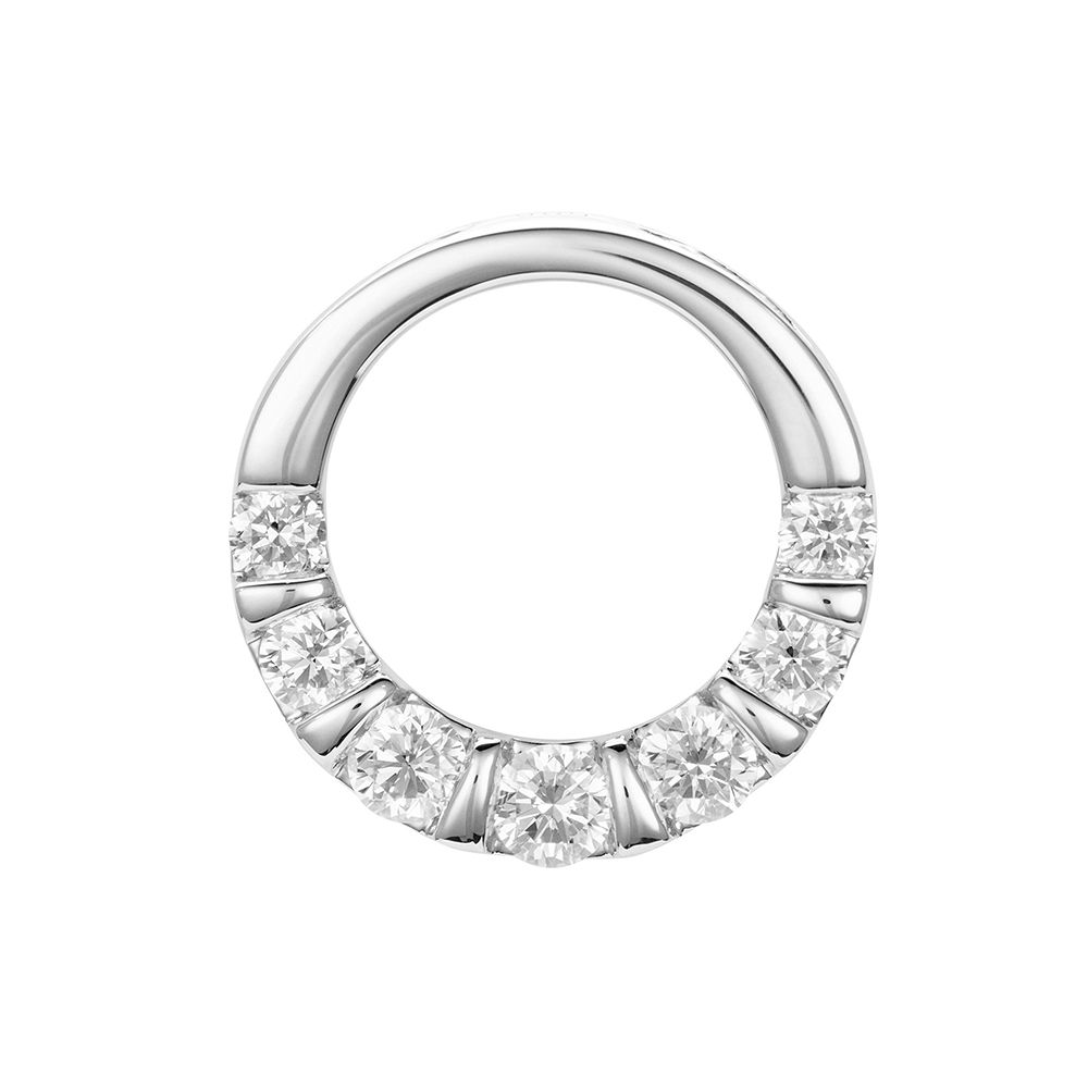 DIAMOUR Anhänger 7 Brill. ca. 0,30ct hochfeines Weiß/SI Gold 585