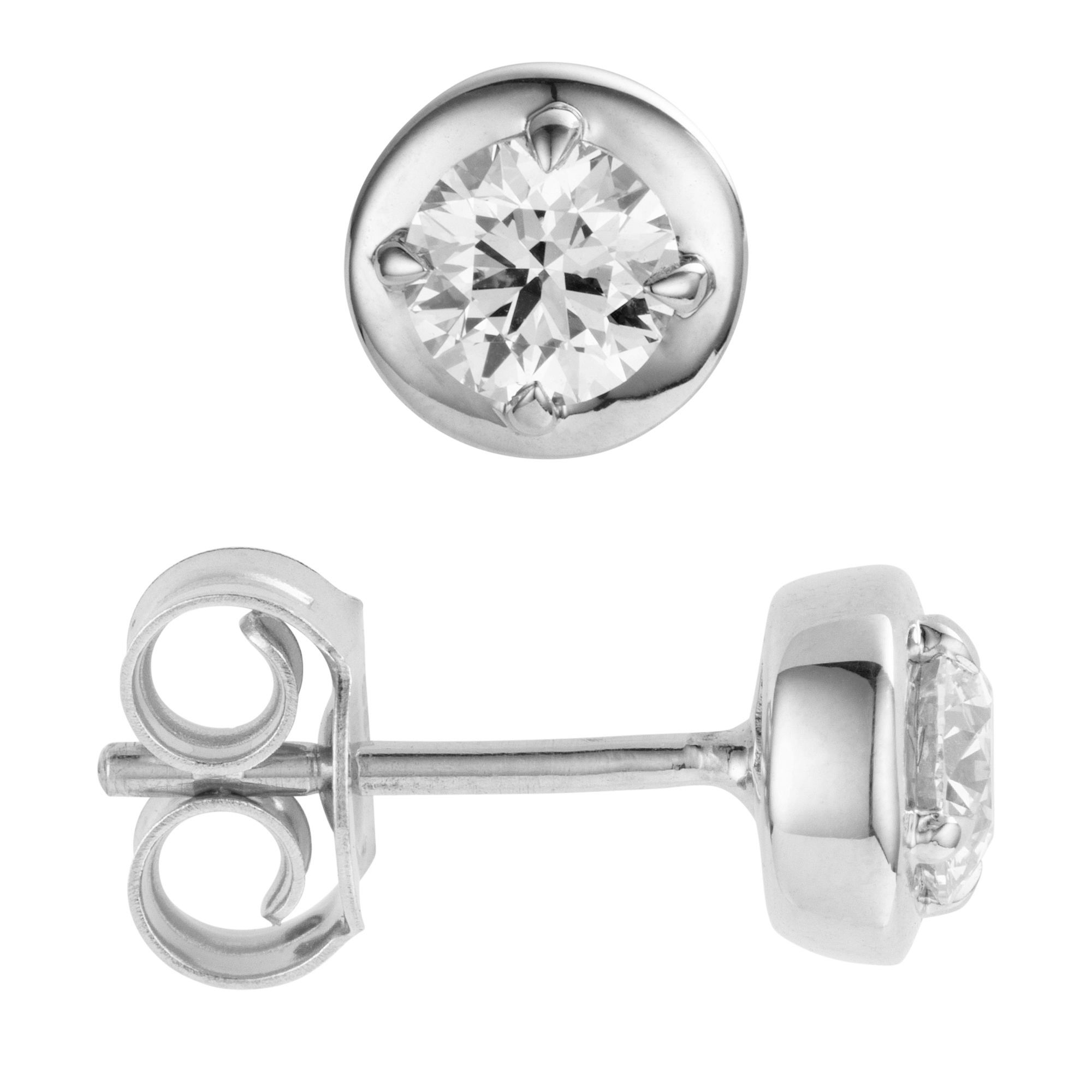 DIAMOUR Ohrstecker 2 Brillanten zus. ca. 0,50ct Gold 585