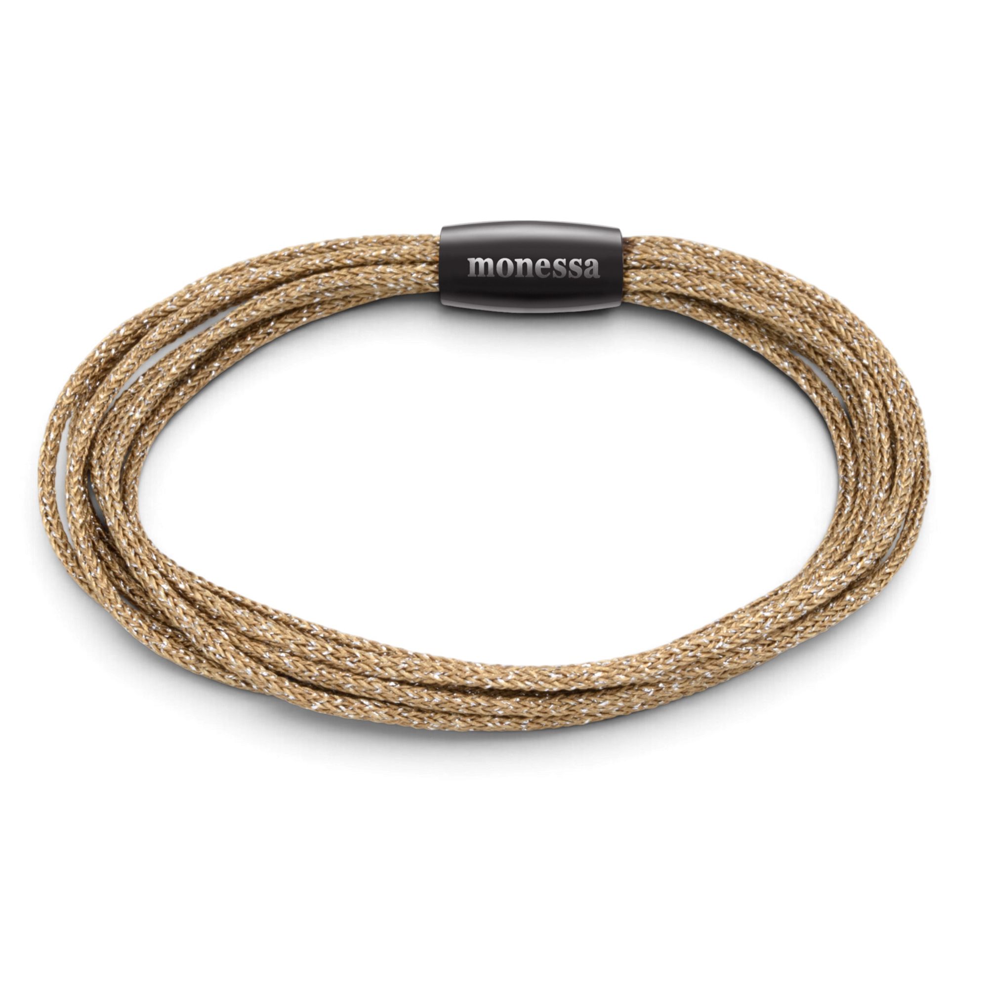 MONESSA Armband Magnetverschluss Nylon Schmuckkarte