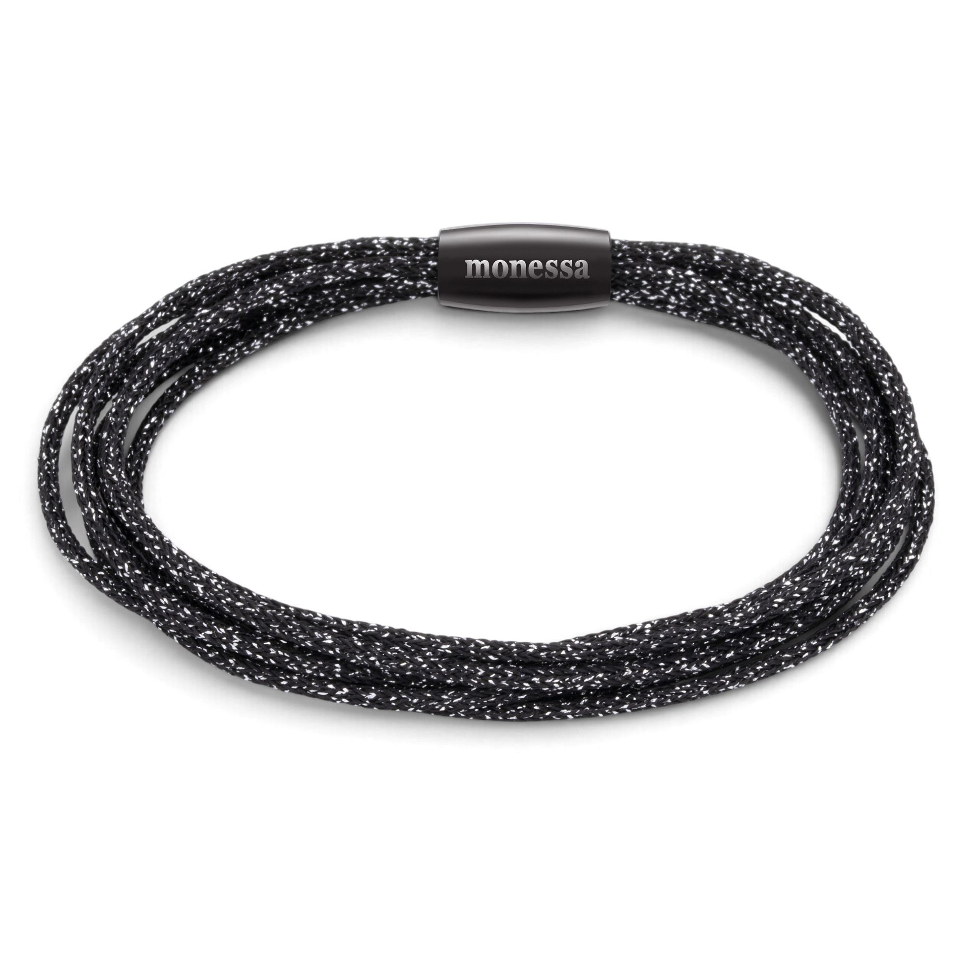 MONESSA Armband Magnetverschluss Nylon Schmuckkarte
