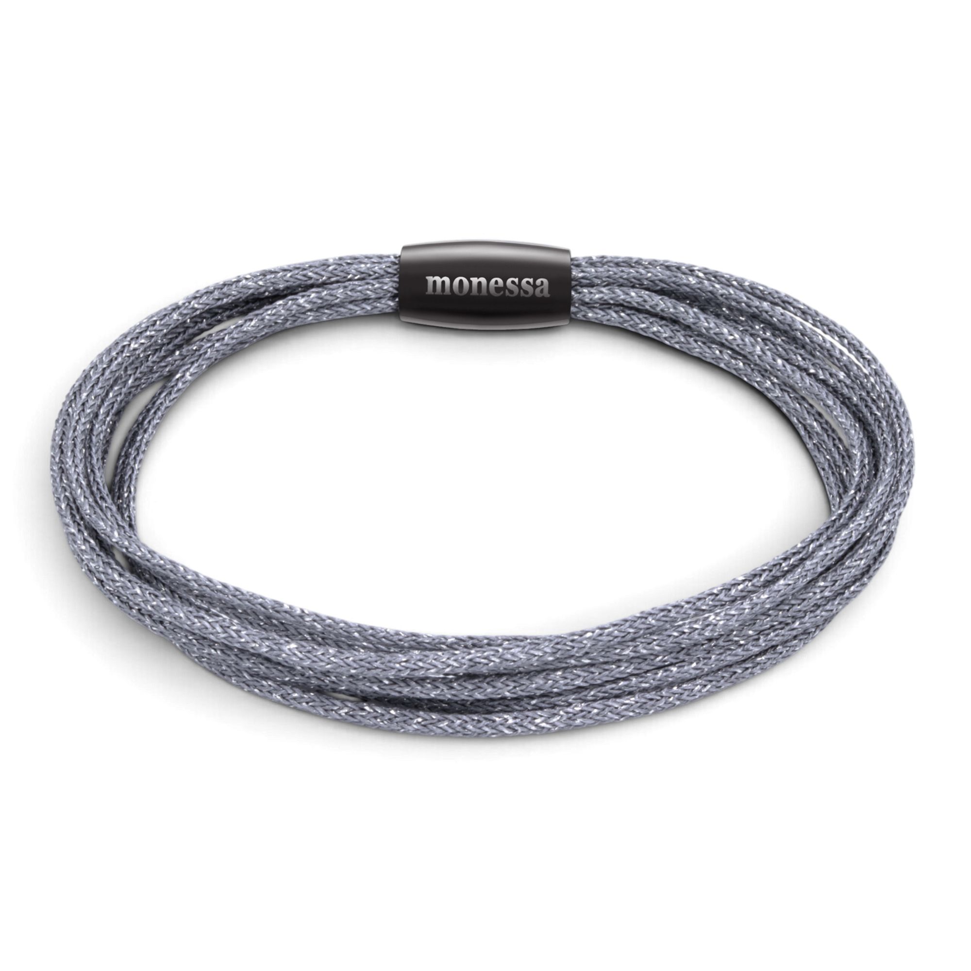 MONESSA Armband Magnetverschluss Nylon Schmuckkarte