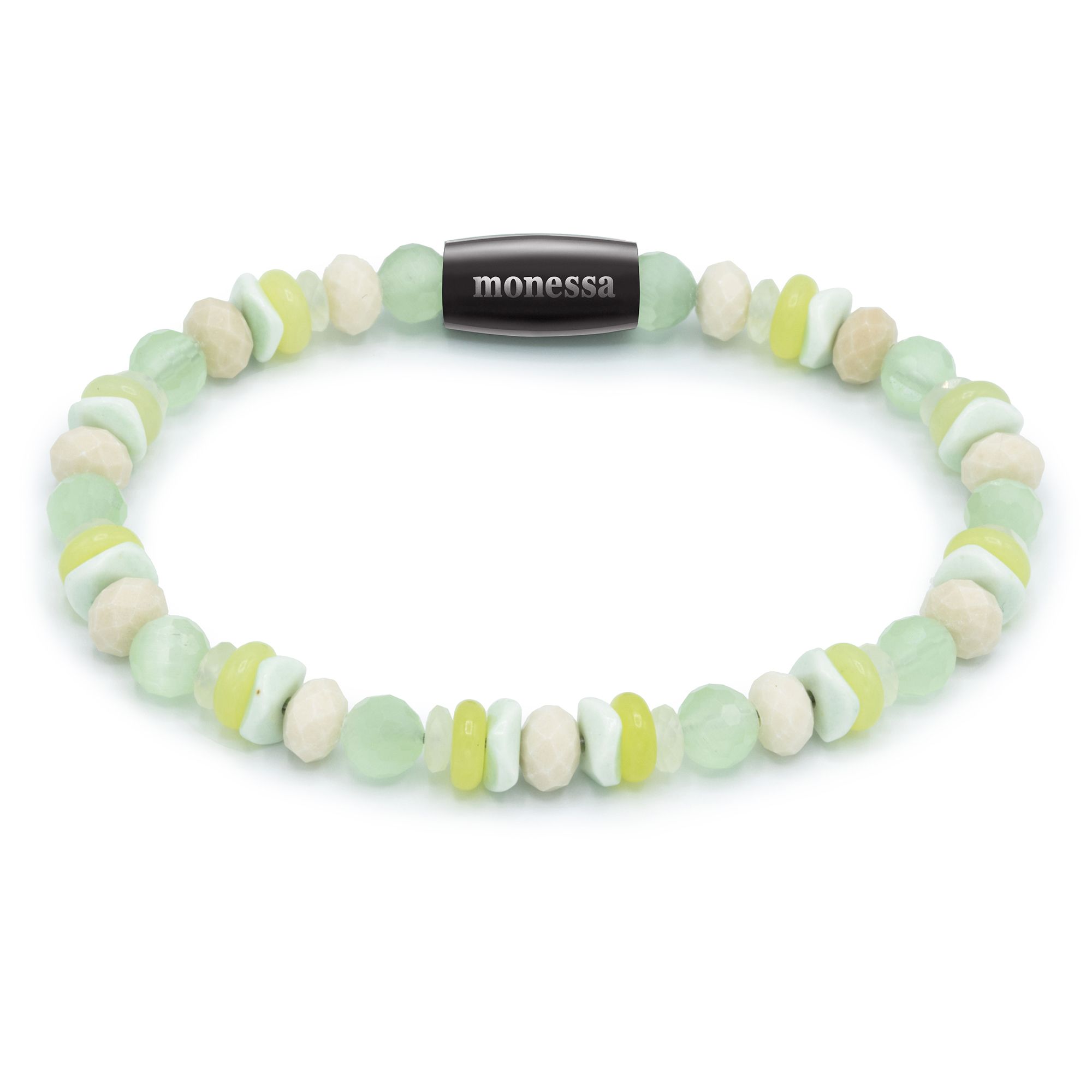 MONESSA Armband Edelsteine Nugget Magnetverschlusss