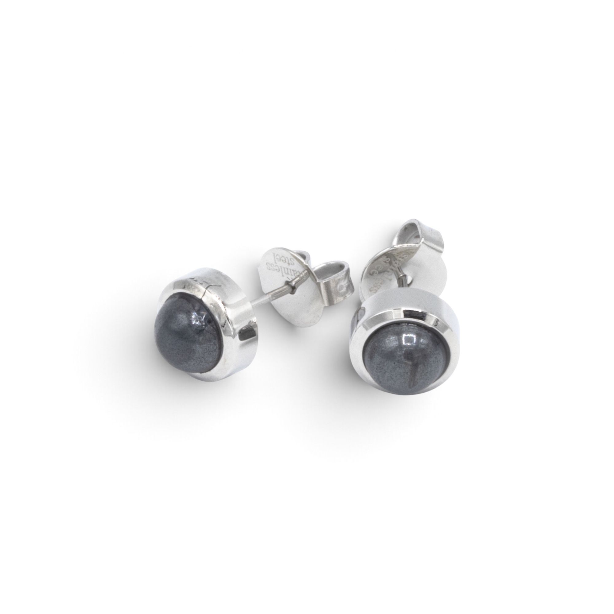 MONESSA Ohrstecker Edelsteine Edelstahl poliert