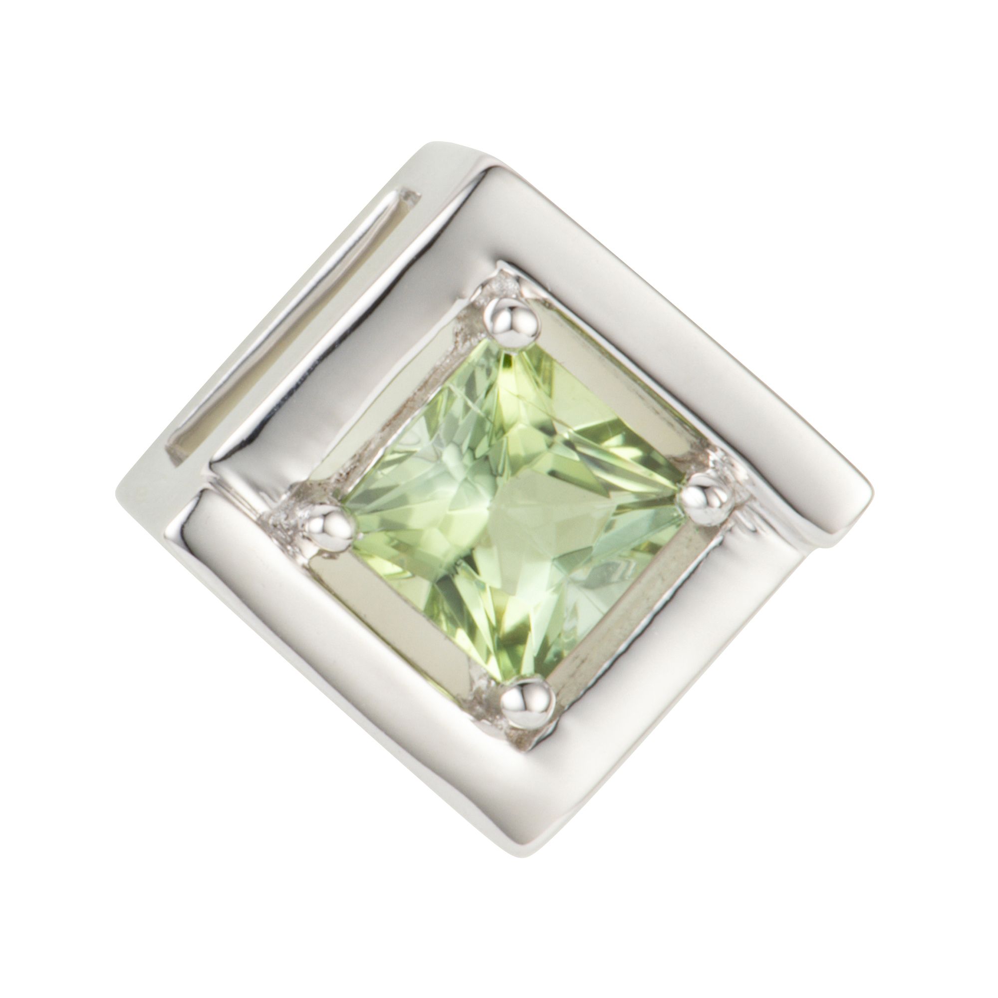 GOLDSCHMUCK FÜR MICH Anhänger 1 grüner Turmalin ca. 0,25ct Gold 375