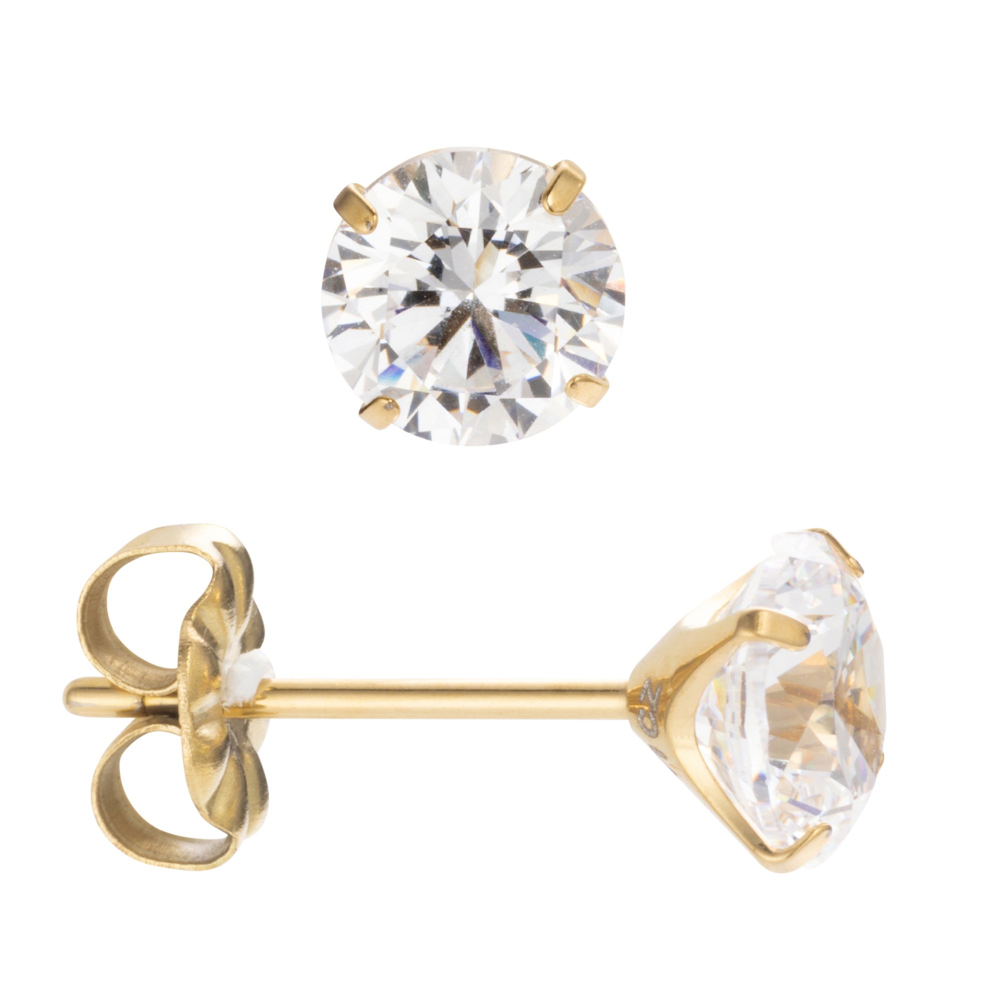 DIAMONIQUE® TITAN Ohrstecker = 2,00ct Brillantschliff