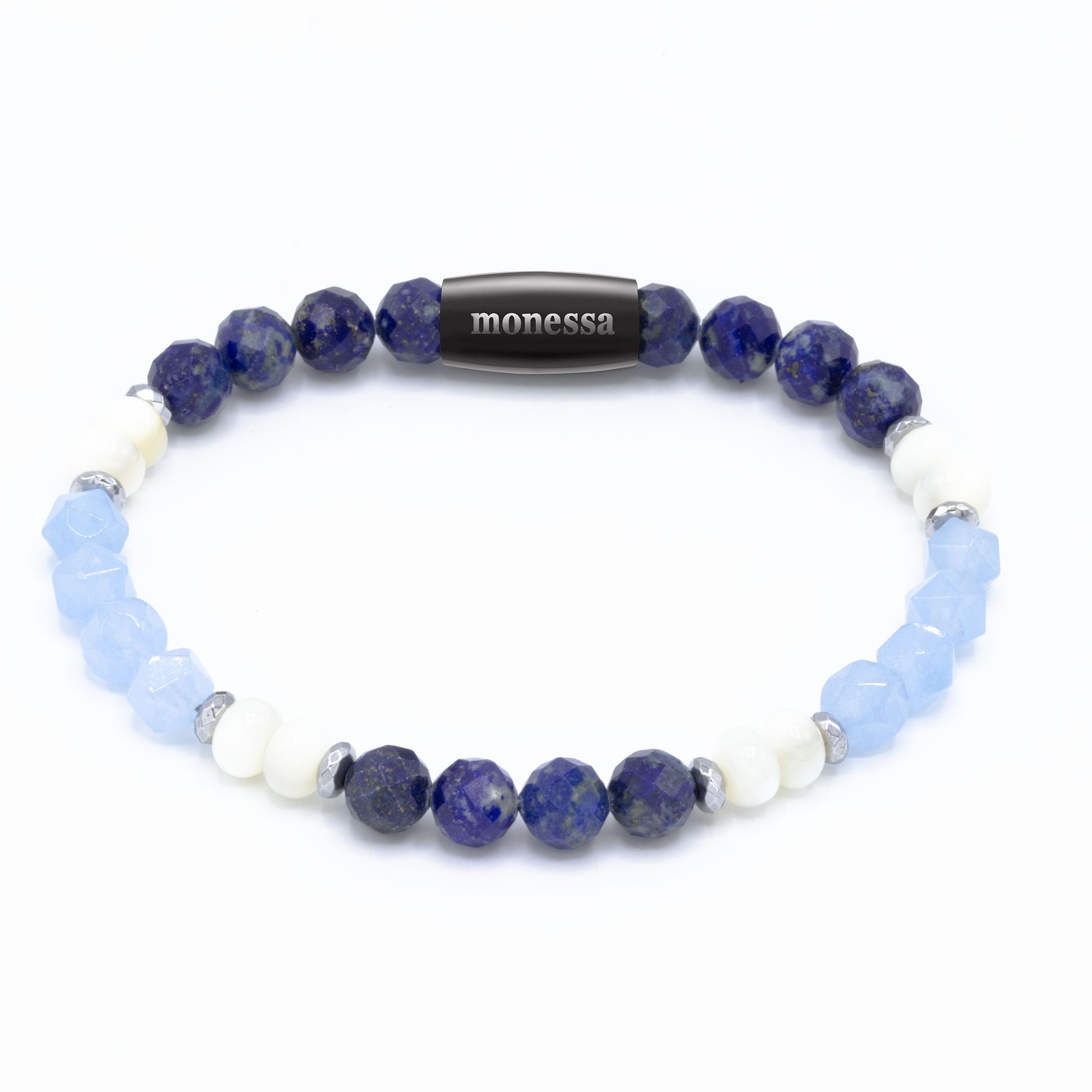 MONESSA Armband Edelsteine facettiert Magnetverschluss