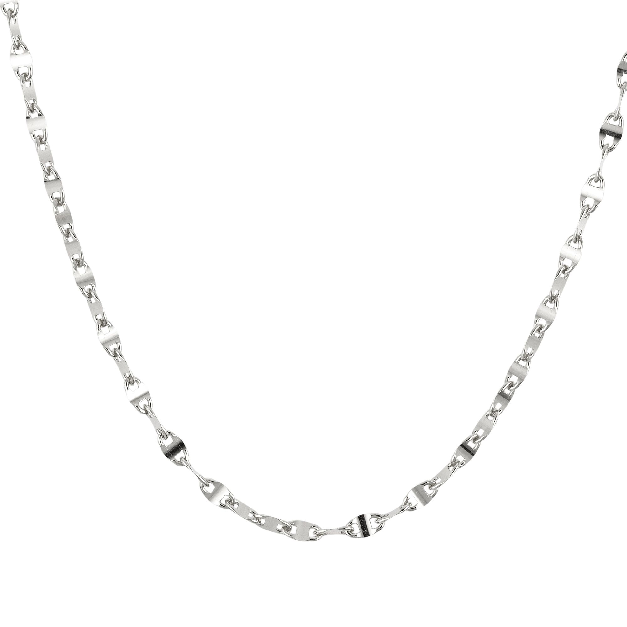 Plättchenkette Länge ca. 42cm 2,6mm Silber 925