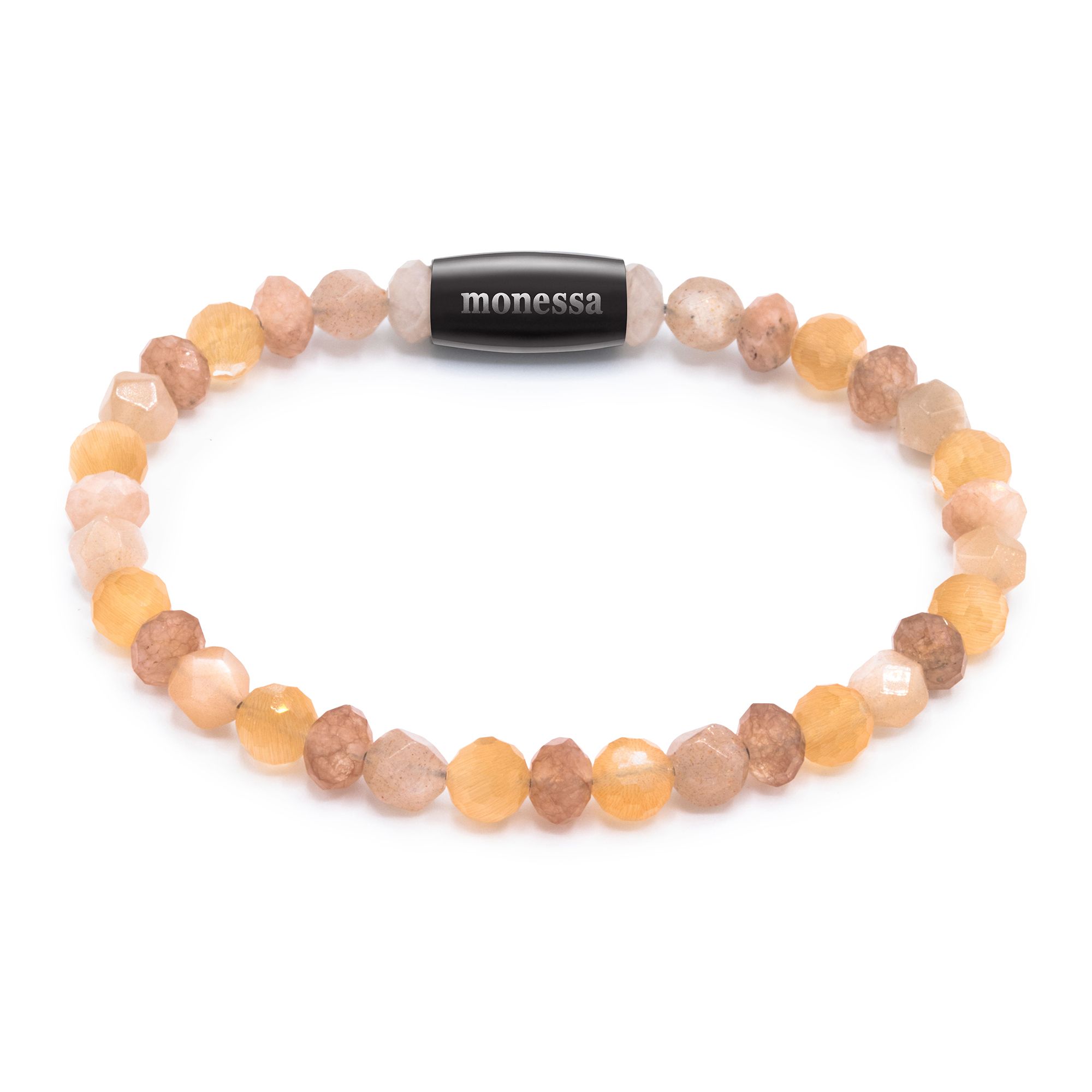 MONESSA Armband Edelsteine Nuggets Magnetverschluss