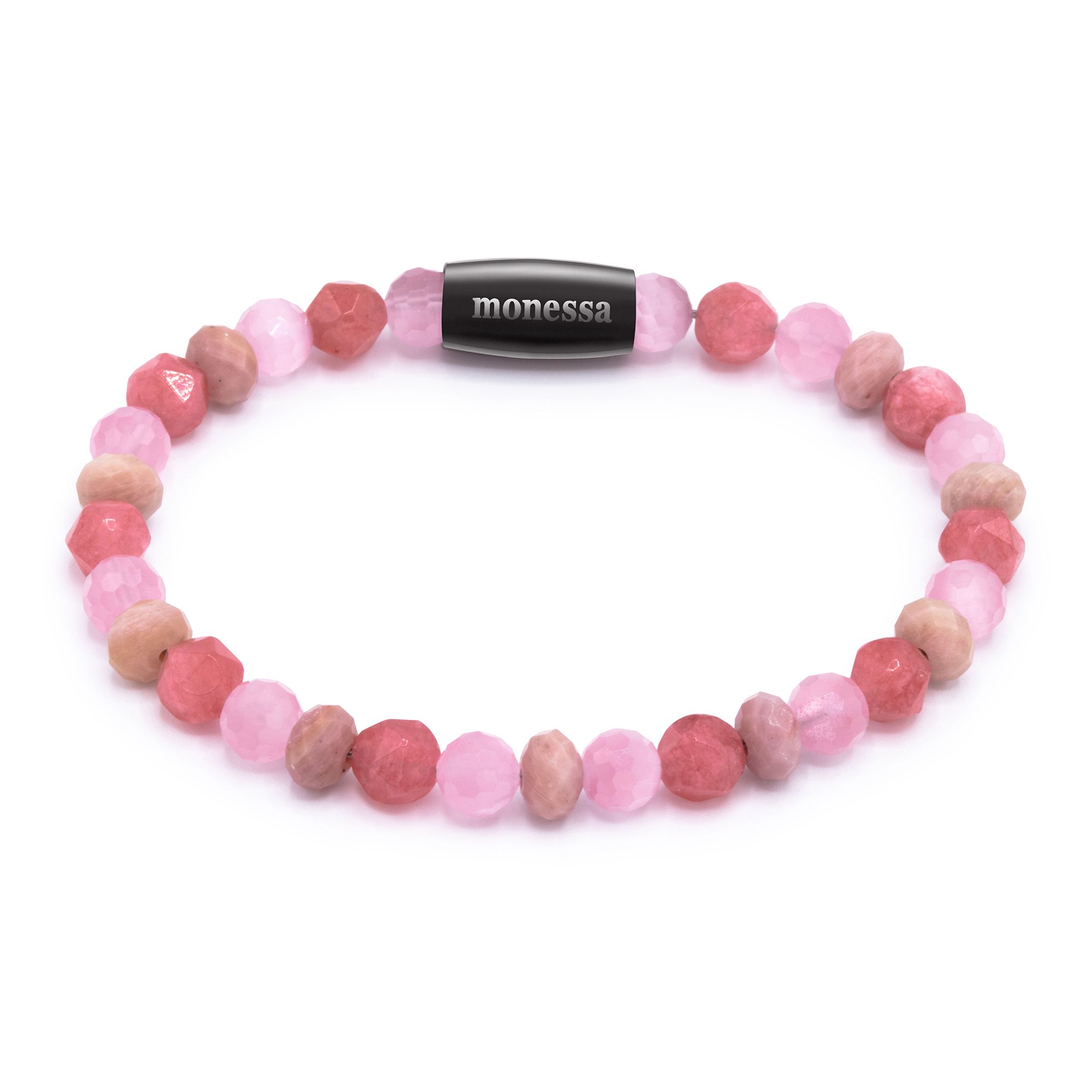 MONESSA Armband Edelsteine Nuggets Magnetverschluss