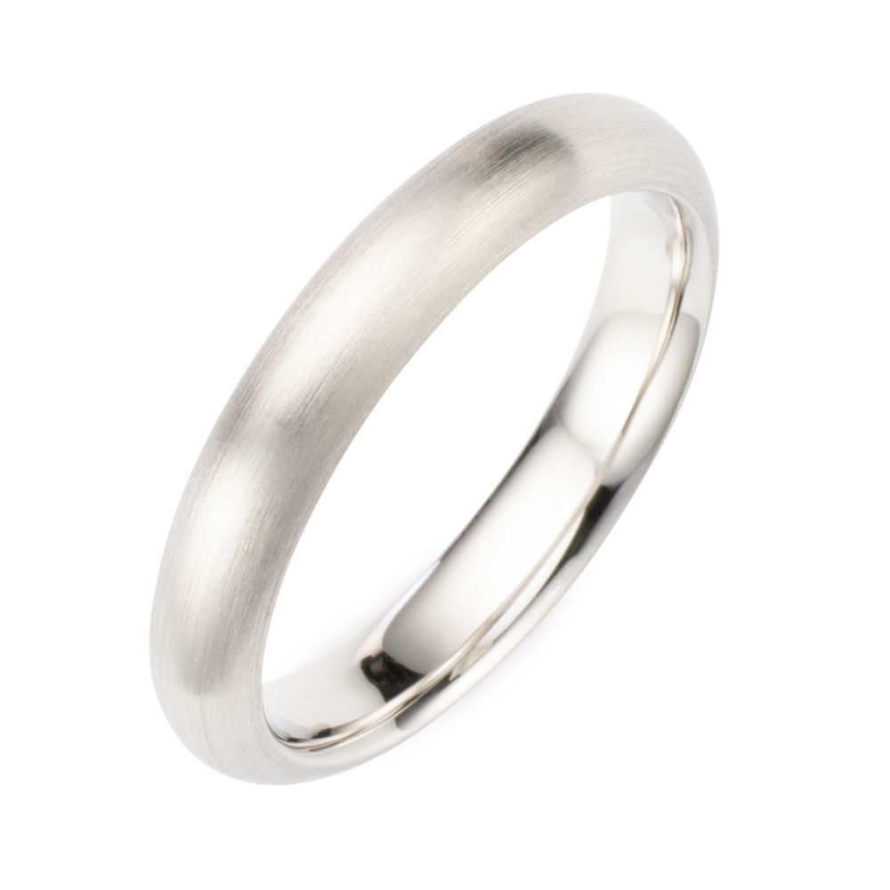 PLATINITY Ring mattiert/Breite 3mm mind. 1,2g Platin 950
