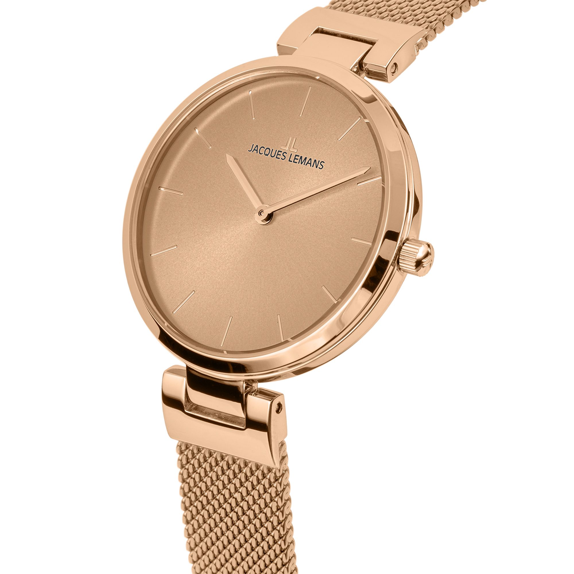 JACQUES LEMANS Damenuhr Milano 1-2110 Milanaiseband - QVC.de