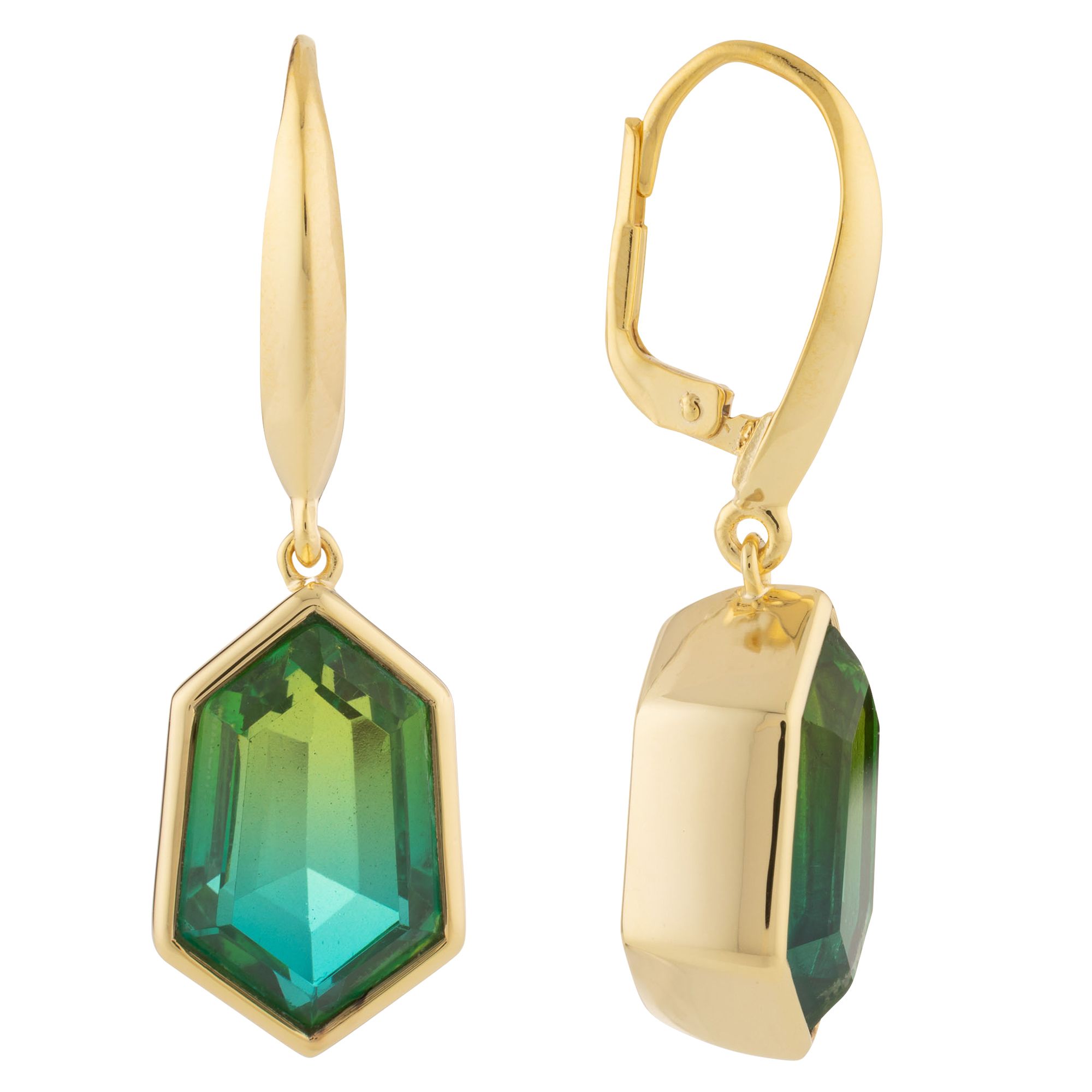 THOMAS & SOHN beh. Quarz zus. ca. 12,00ct Ohrhänger Silber 925