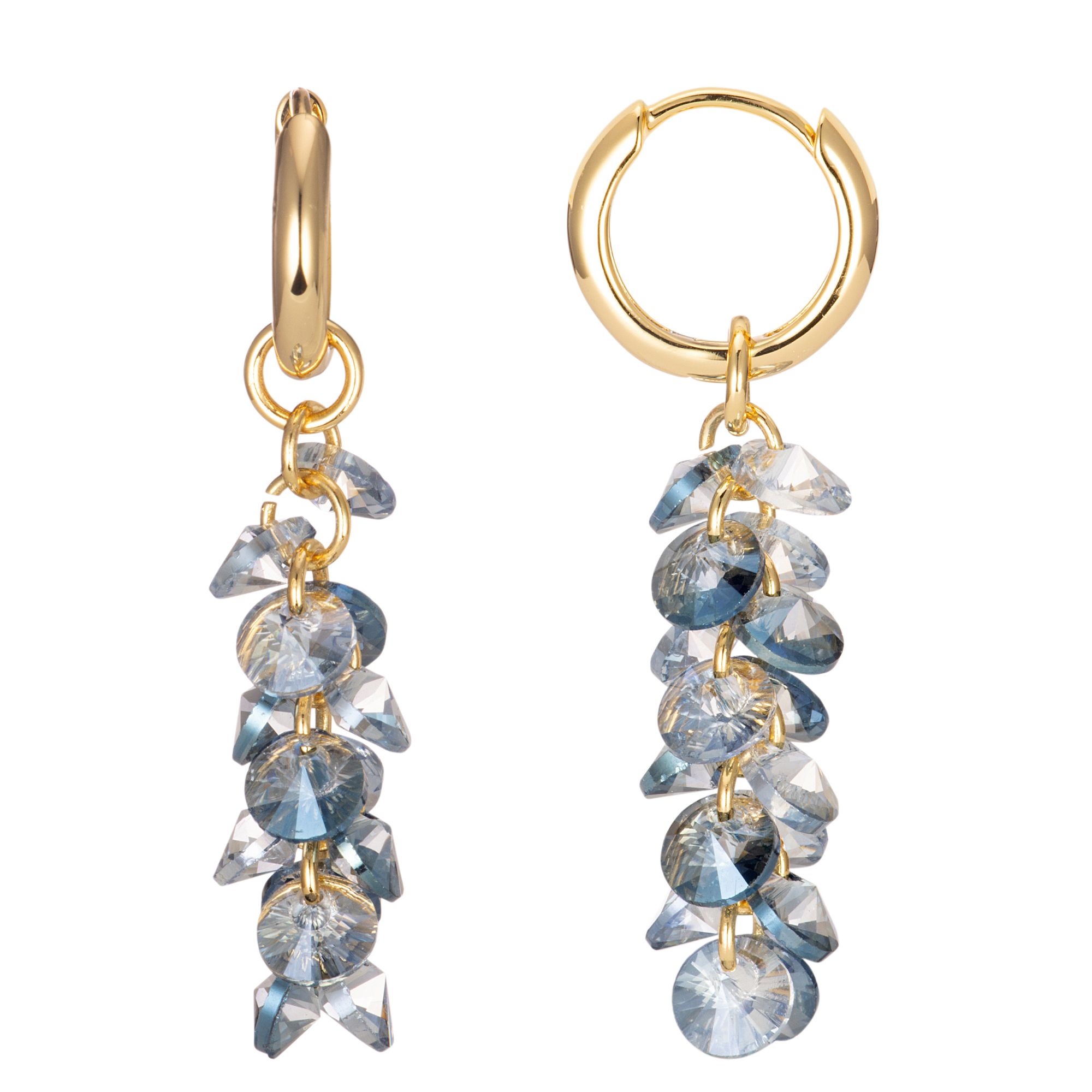 STEFFEN SCHRAUT Creolen Glasperlen Länge ca. 4,5cm Modeschmuck