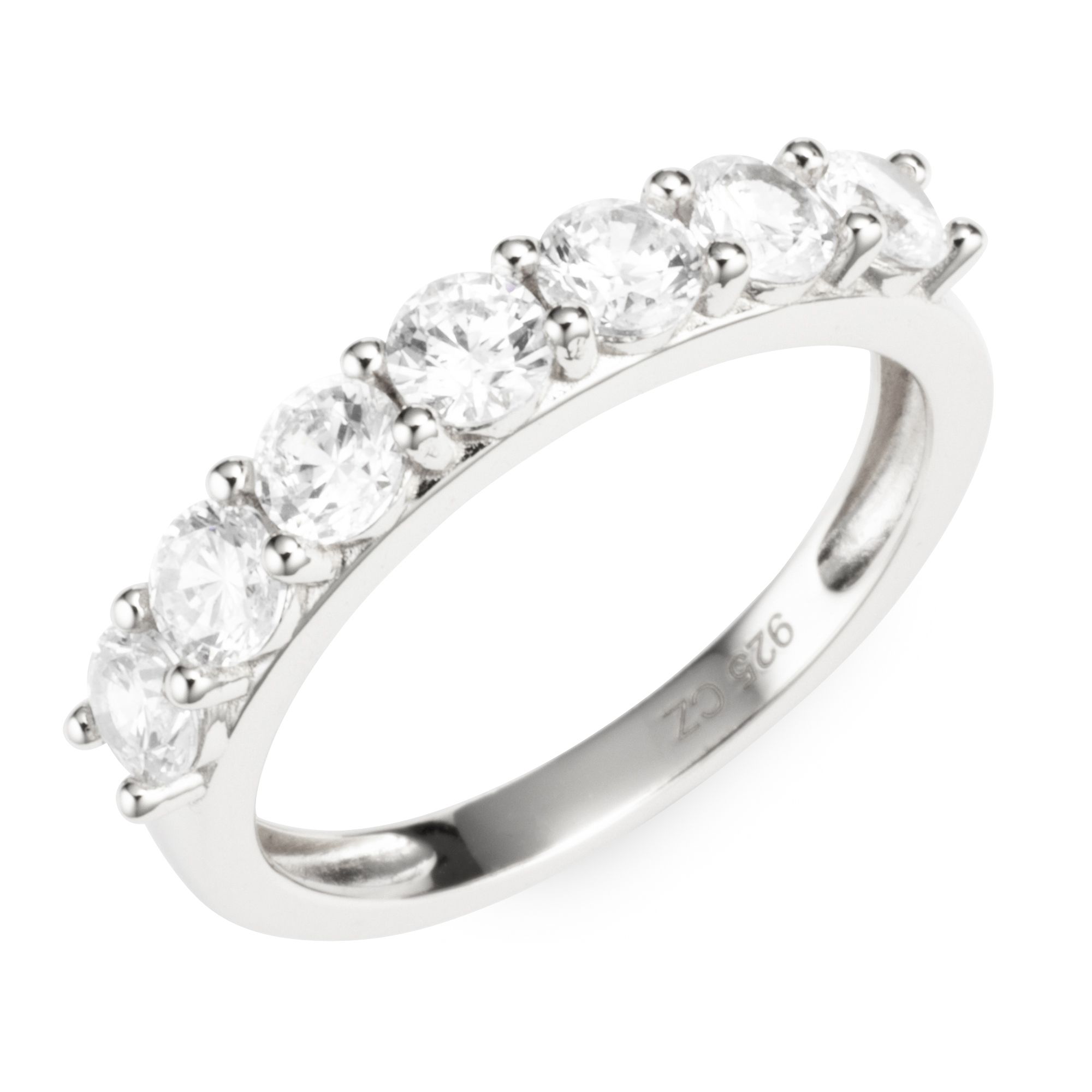 DIAMONIQUE® Ring = 1,12ct Brillantschliff Silber 925