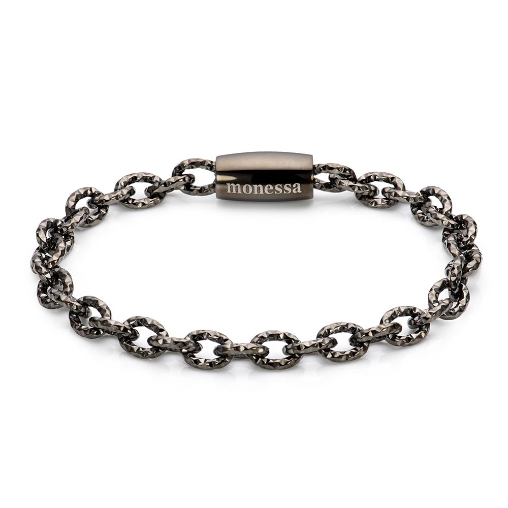 MONESSA Armband Edelstahl Magnetverschluss poliert