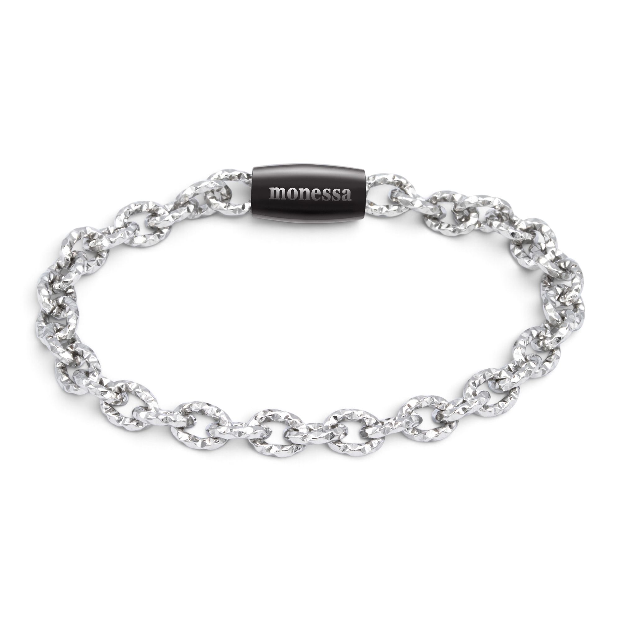 MONESSA Armband Edelstahl Magnetverschluss poliert