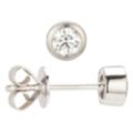 PLATINITY Ohrstecker Edelsteine mind. 0,32ct Platin 950