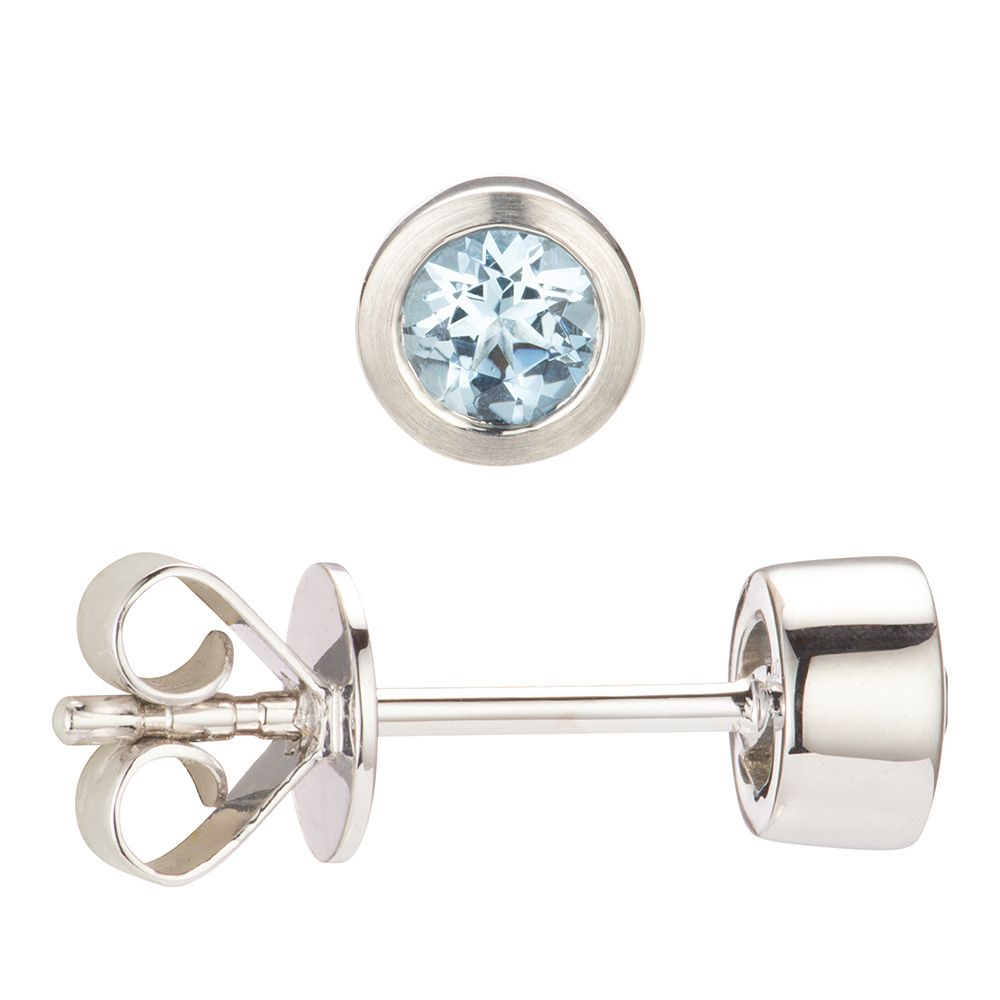 PLATINITY Ohrstecker Edelsteine mind. 0,32ct Platin 950