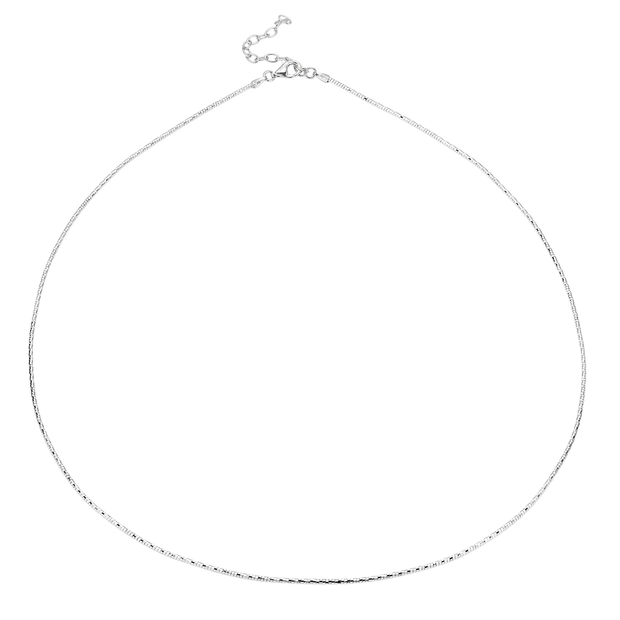 Superflex- Omegareif Länge ca. 50cm +5cm 1,3mm Silber 925