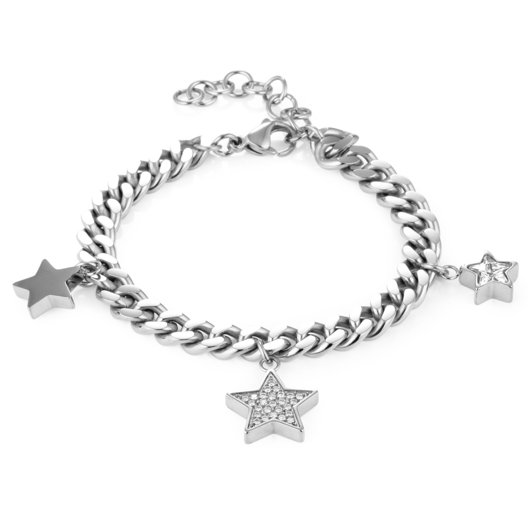DIAMONIQUE® TITAN Armband = 1,78ct Schliffmix