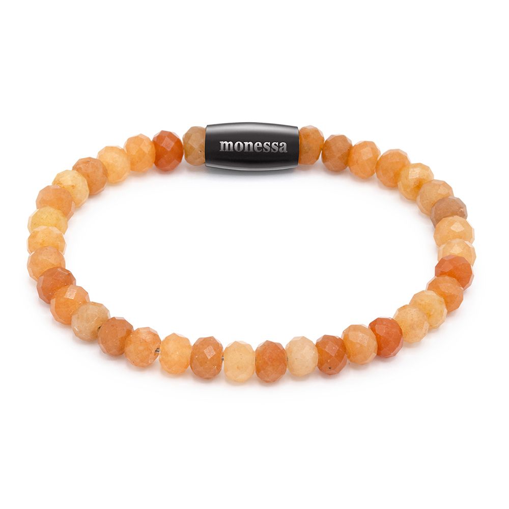 MONESSA Armband Edelsteine facettiert Magnetverschluss