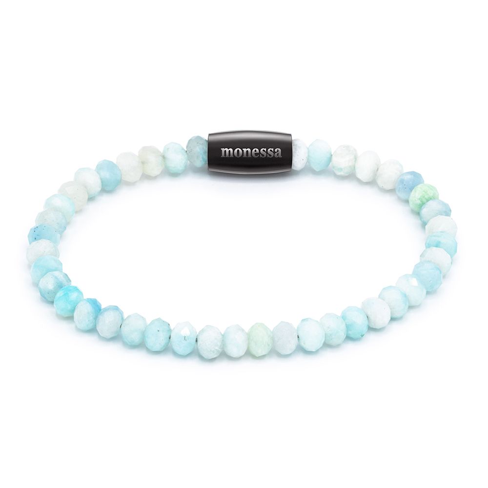 MONESSA Armband Edelsteine facettiert Magnetverschluss