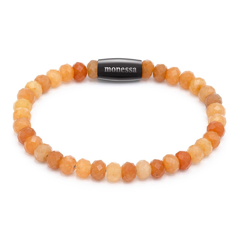 MONESSA Armband Edelsteine facettiert Magnetverschluss