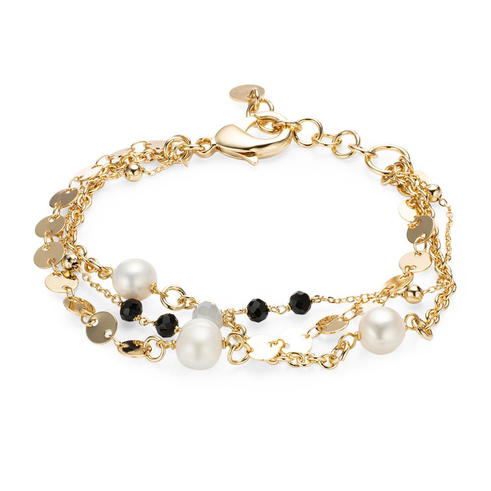Armband Länge 17+3cm Süßwasser- Zuchtperlen Modeschmuck