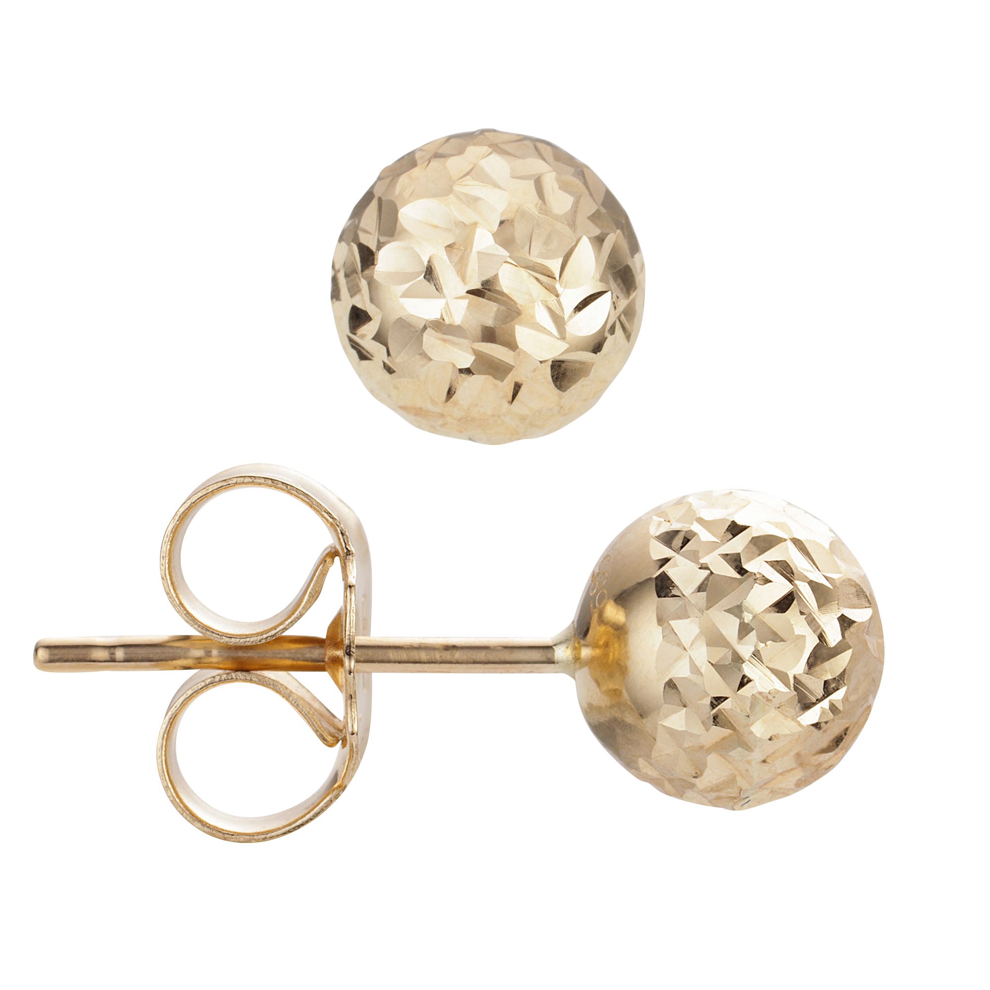 GOLDRAUSCH Ohrstecker diamantiert mind. 0,5g Gold 585