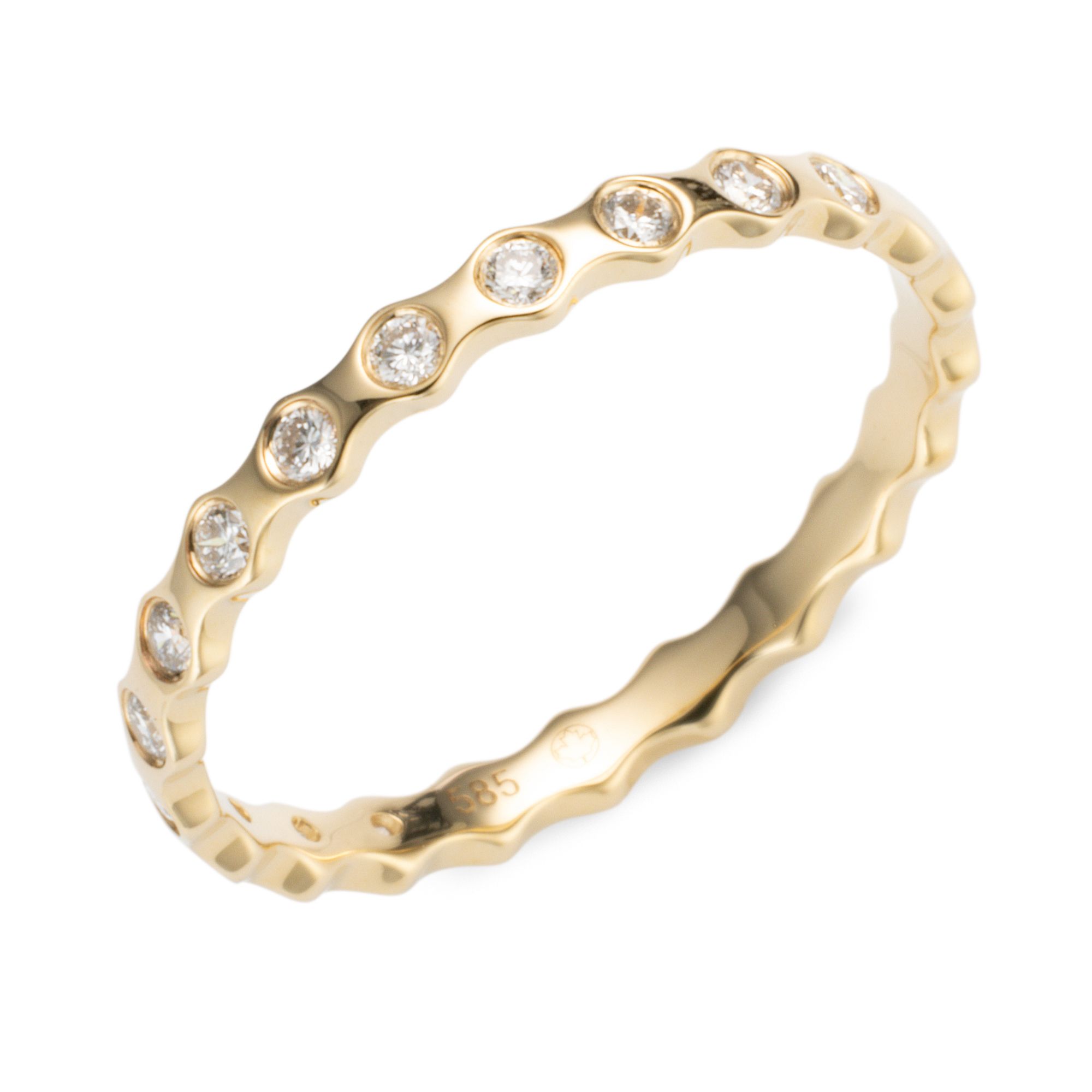 CANADIAN DIAMONDS Eternity-Ring 13 Brillanten zus. ca. 0,20ct Gold 585