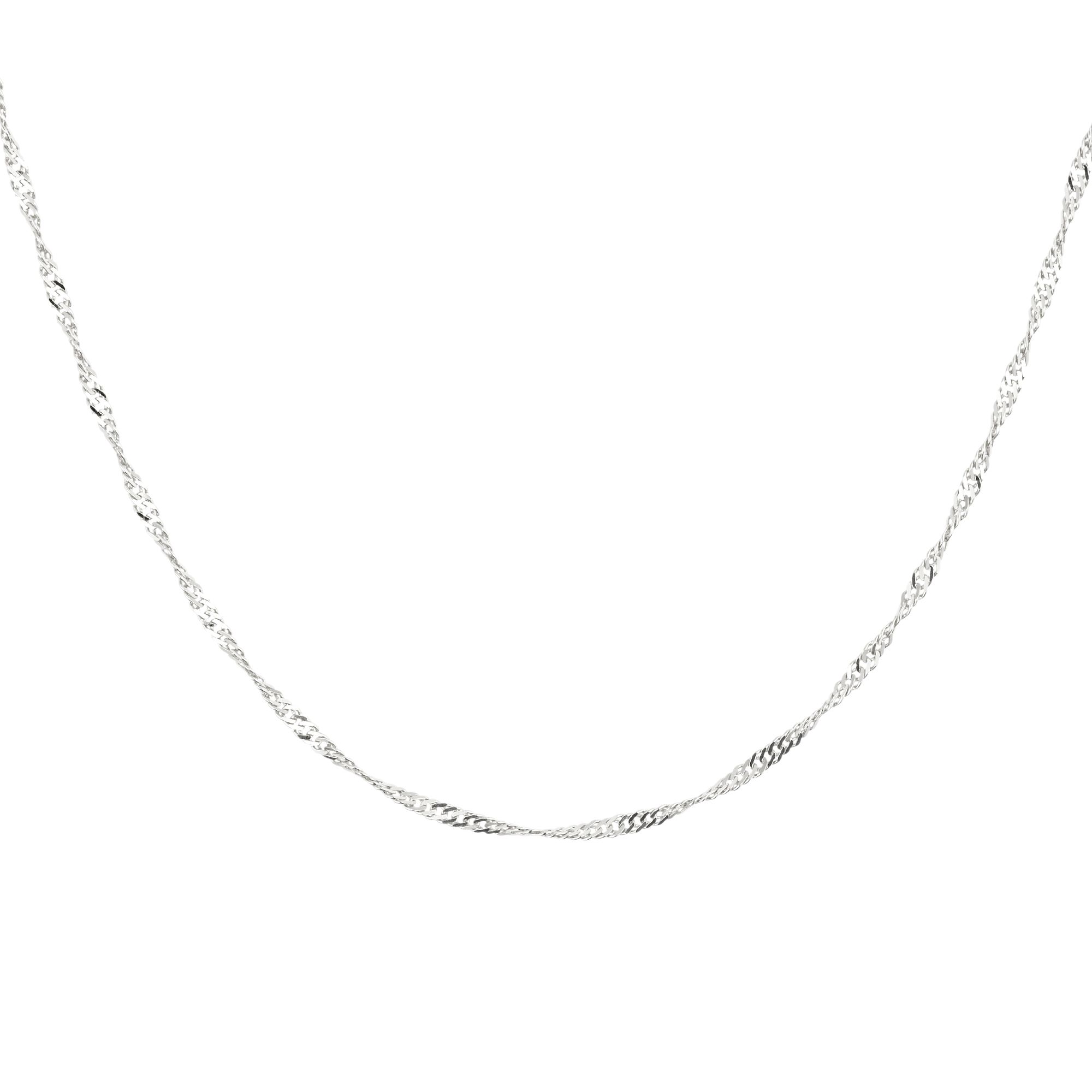 Singapurkette Länge ca. 42cm 1,6mm Silber 925