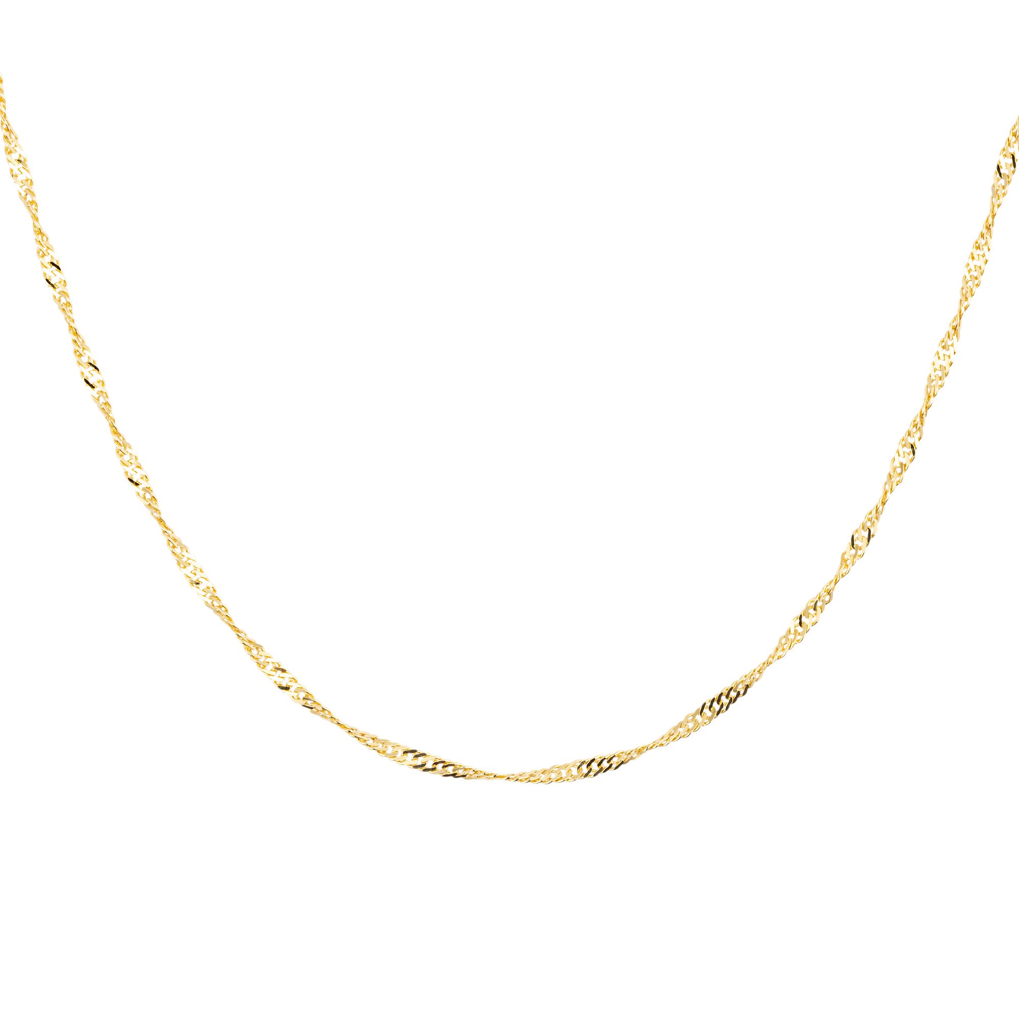 Singapurkette Länge ca. 42cm 1,6mm Silber 925