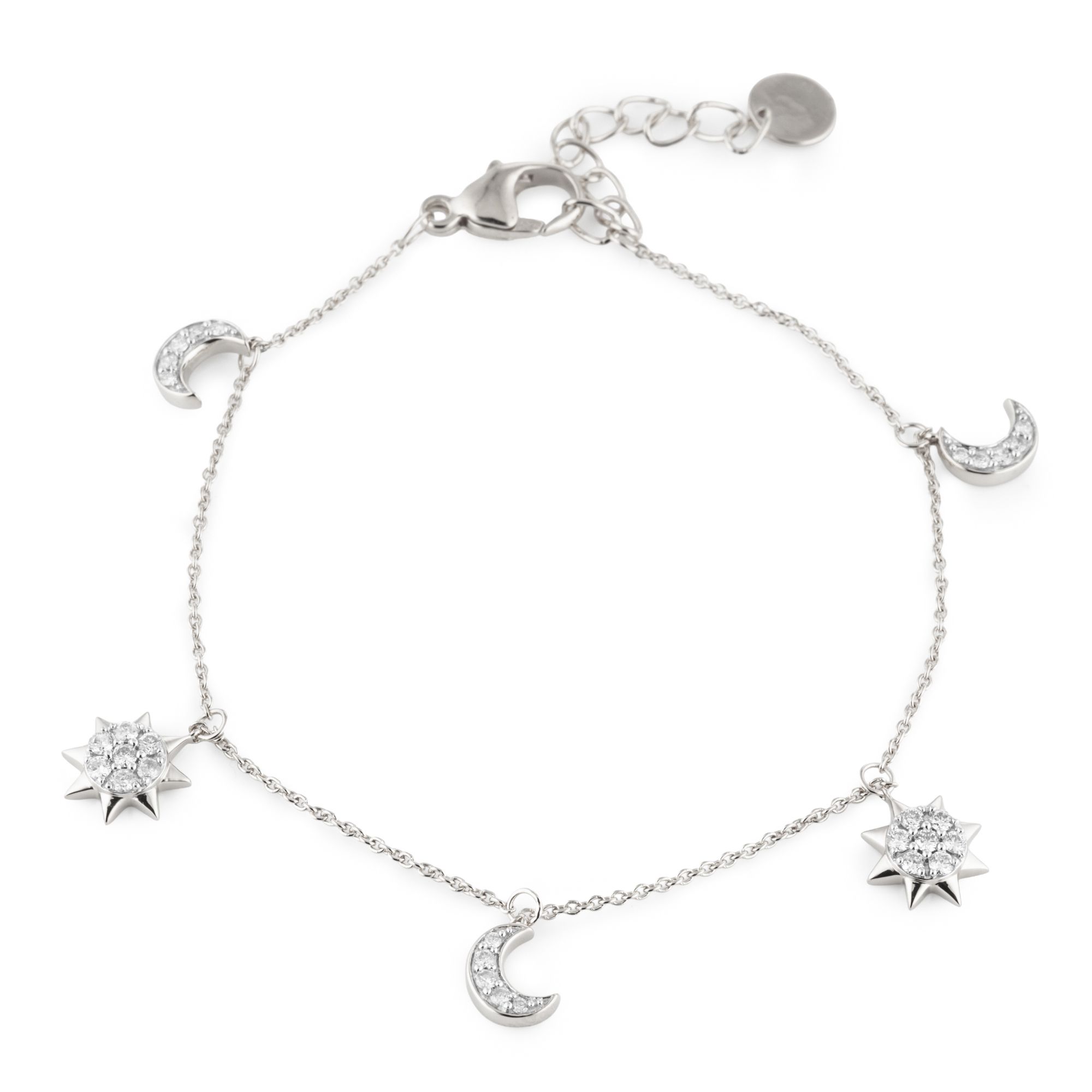 DIAMOUR Armband 29 Brillanten zus. ca. 0,33ct Silber 925