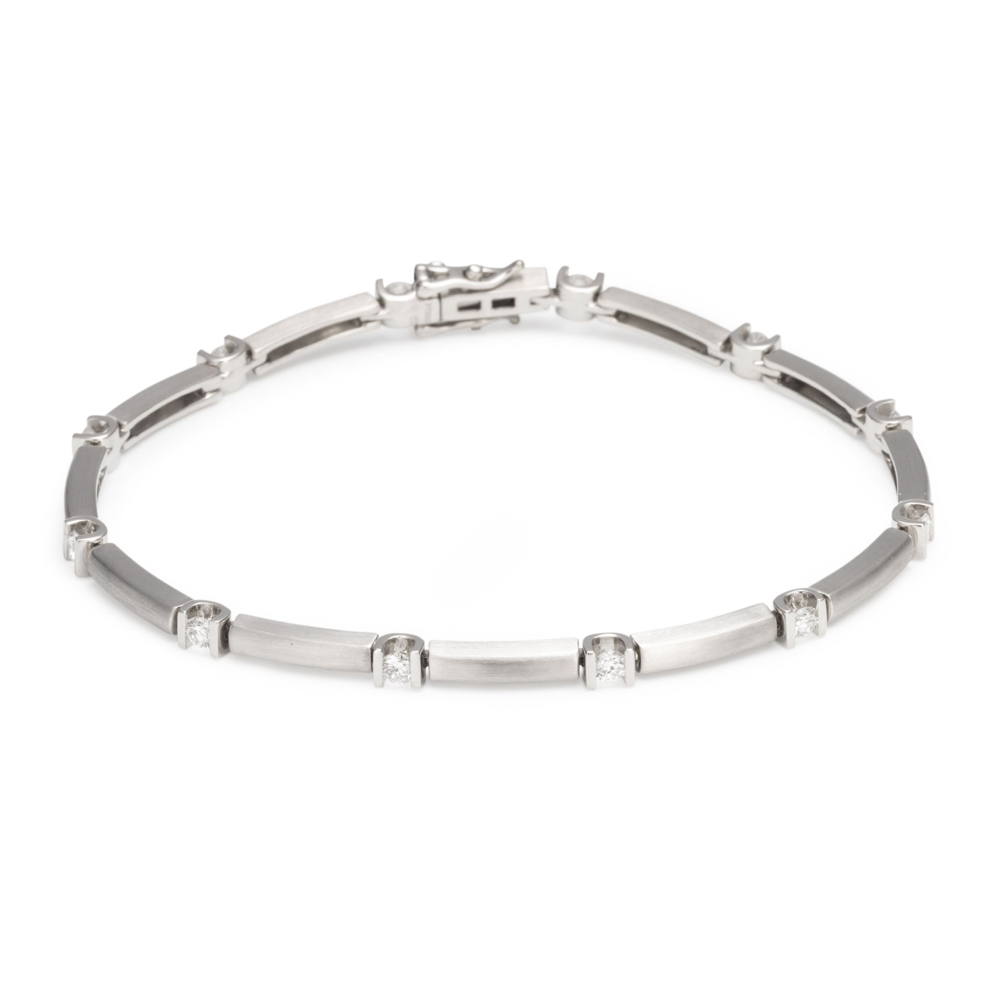 Elegantes Platin Armband Herren Ebenbild