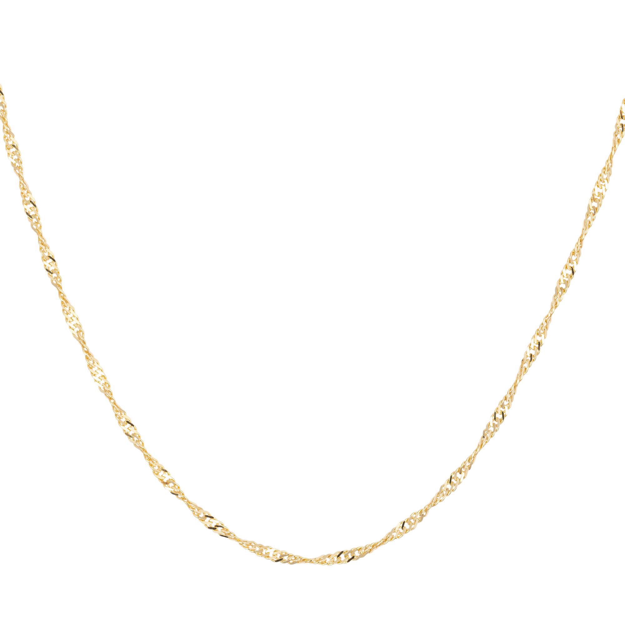 Singapurkette Länge ca. 45cm 1,6mm Silber 925