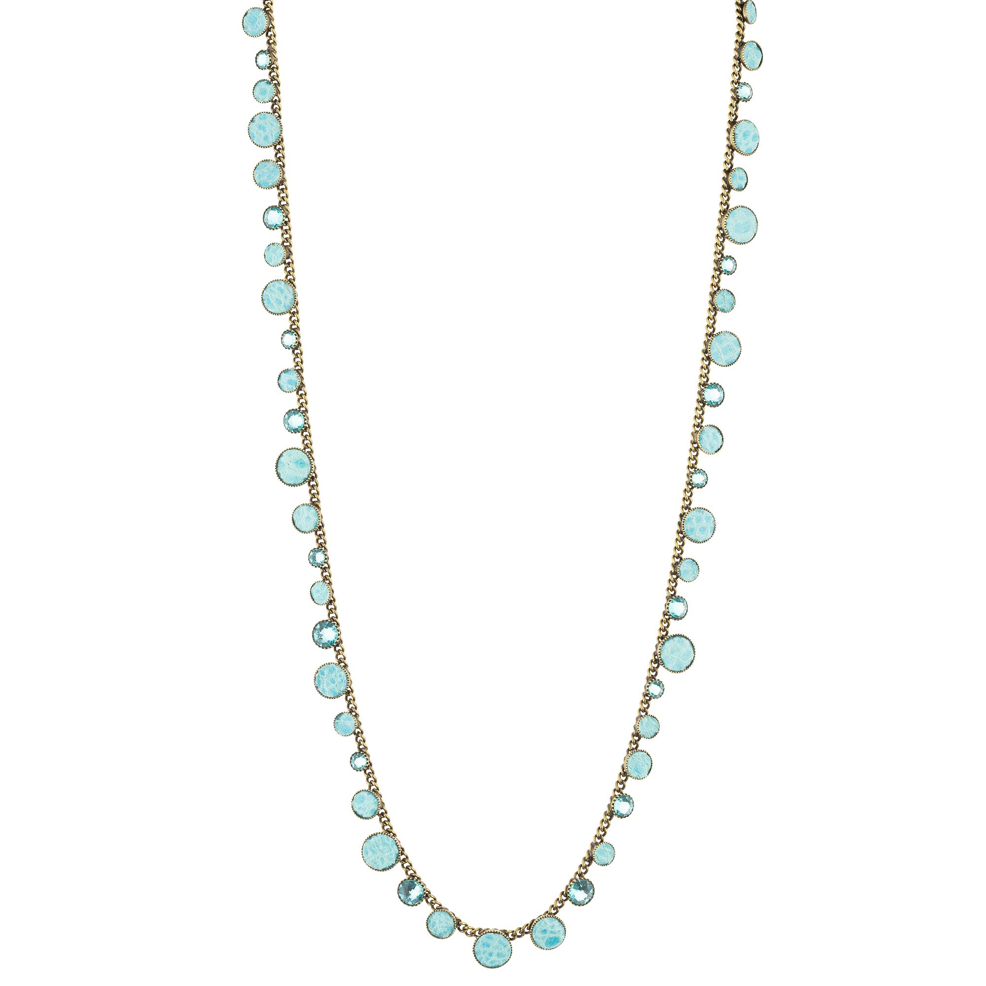 KONPLOTT Collier Planet River Länge 38cm Modeschmuck