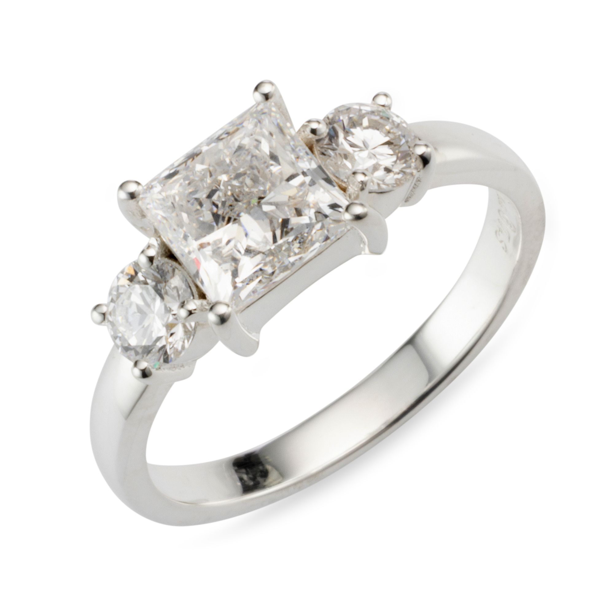 THOMAS & SOHN Lab Grown Brillanten ca.1,75ct Schliffmix Silber Palladio