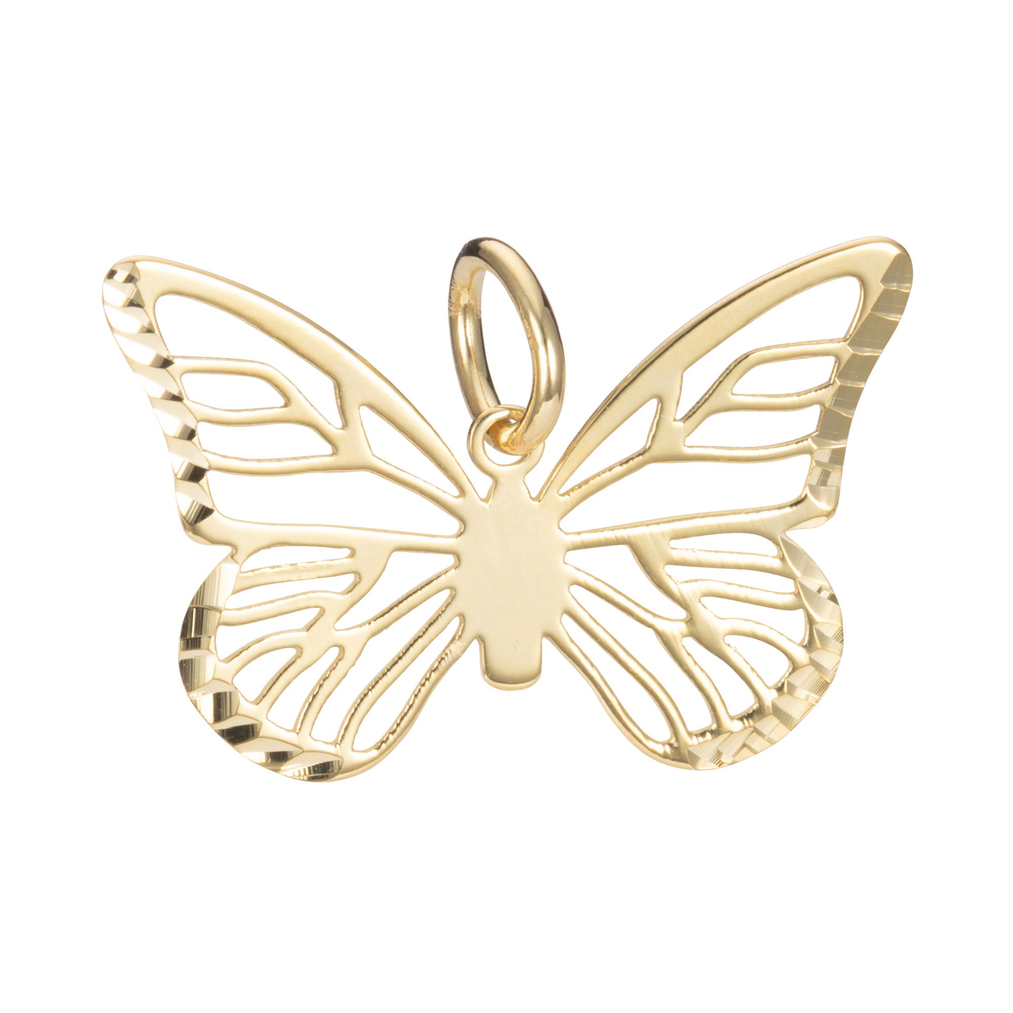 GOLDRAUSCH Anhänger poliert/diamantiert mind. 0,5g Gold 375