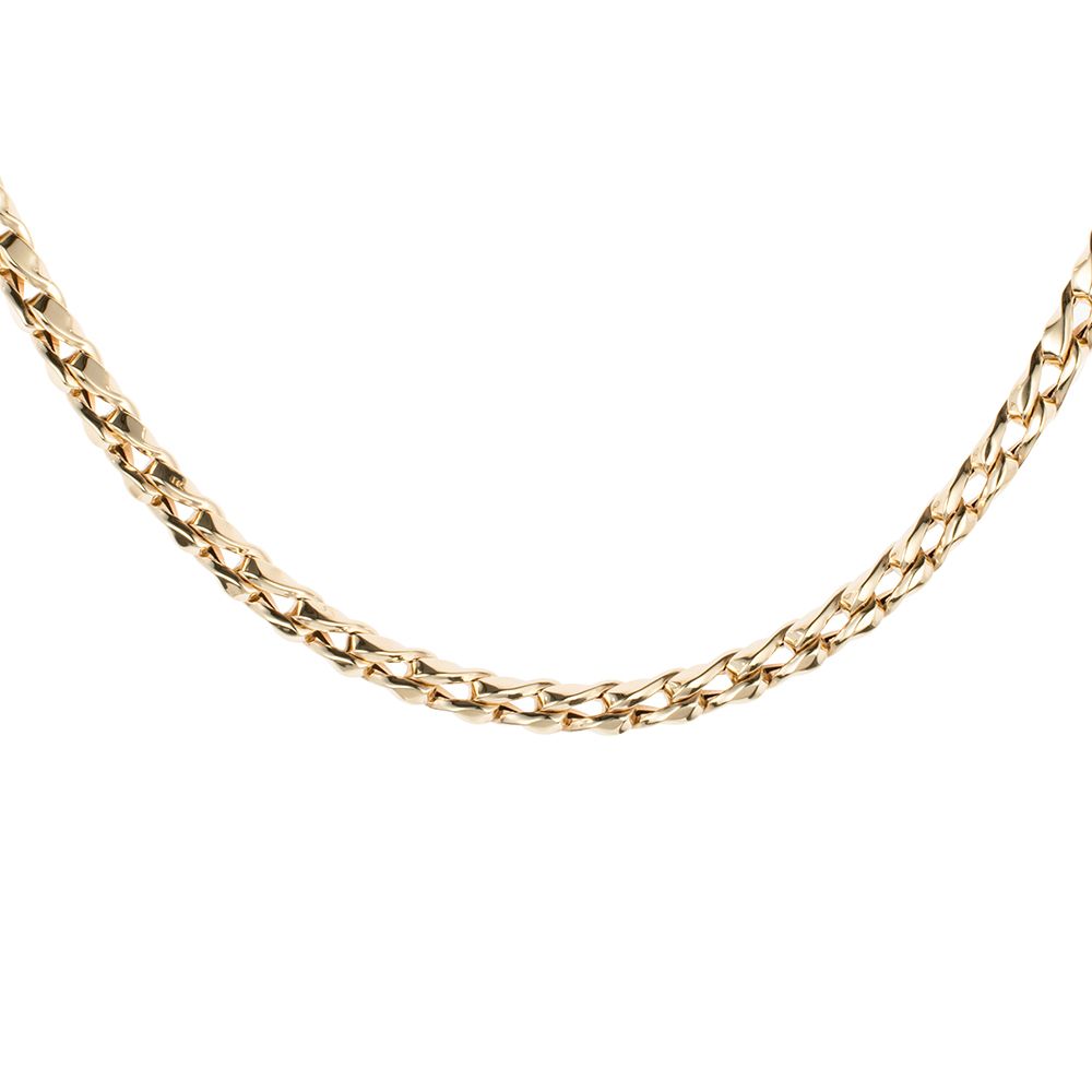 GOLDRAUSCH Collier poliert/45cm mind. 5,4g Gold 375