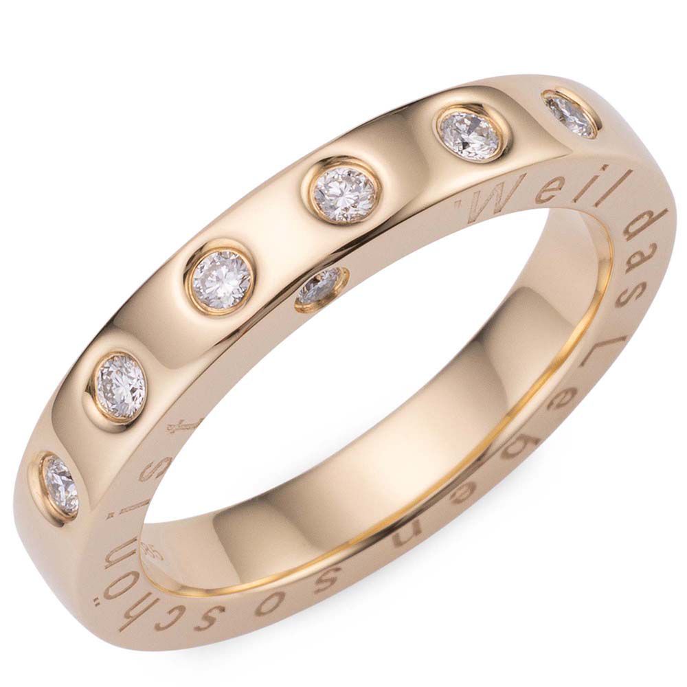 DIAMOUR Ring 7 Brillanten zus. ca. 0,22ct Gold 585