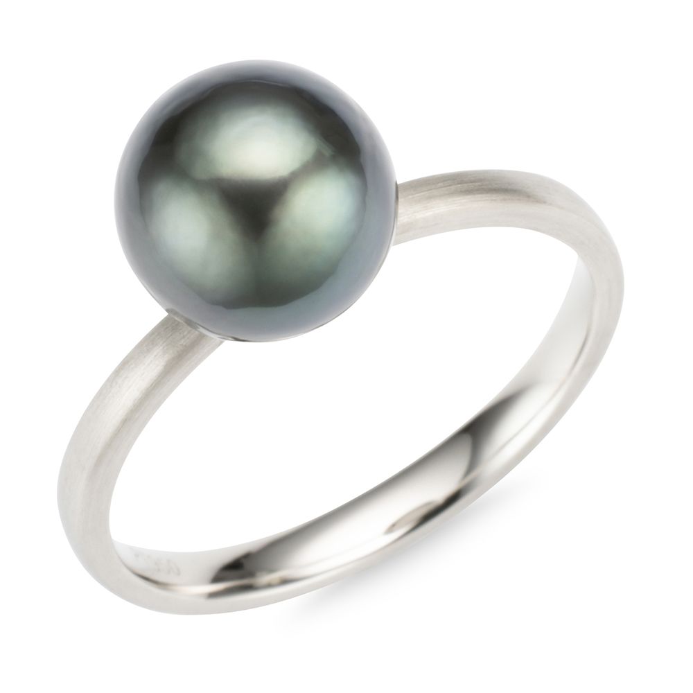 PLATINITY Ring 1 Tahitizuchtperle ca. 8-9mm Platin 950