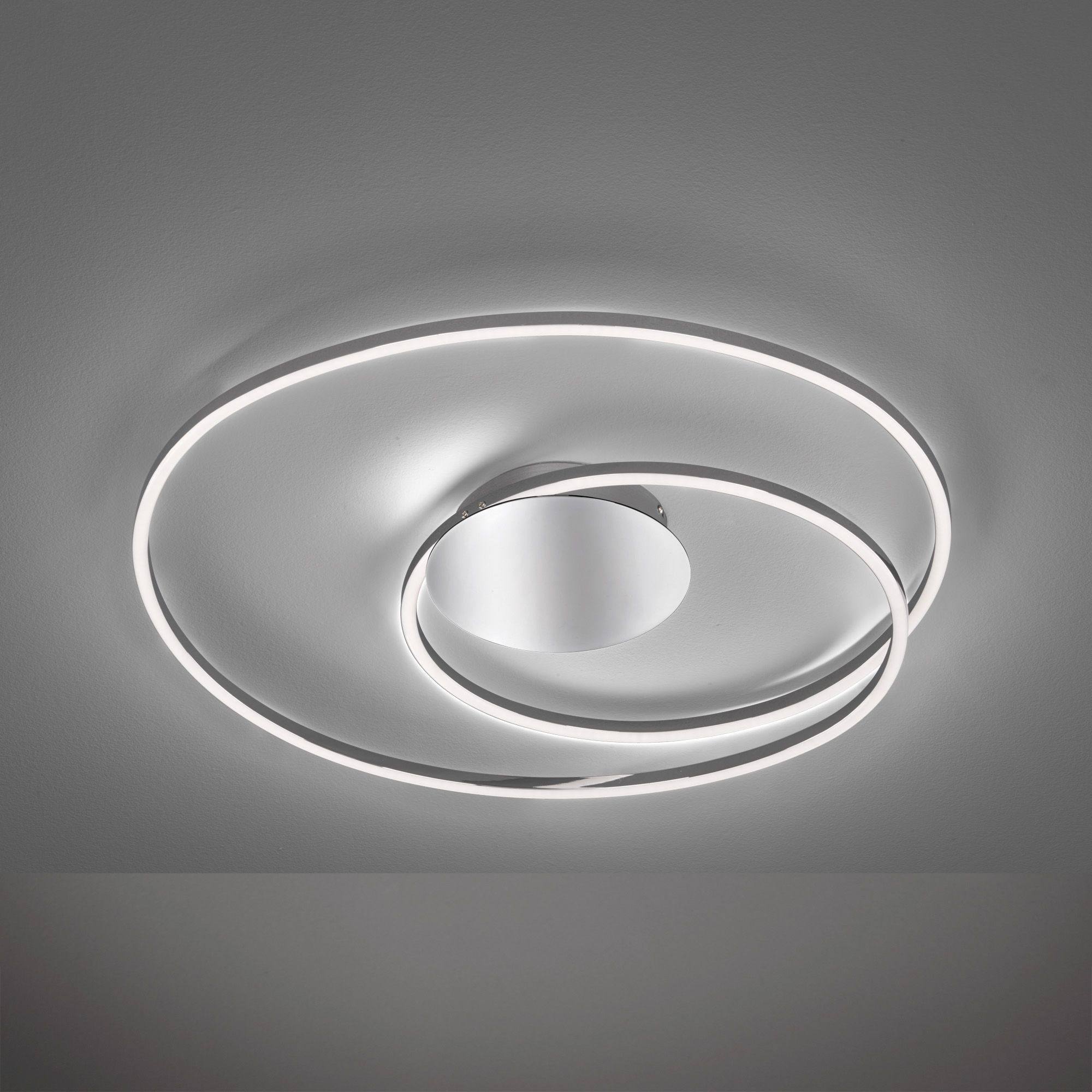 LED Aufbaupaneel 30 Cm – 3-stufig Dimmbar über Wandschalter, 20W, 2700 Lm, Warmweiß, Schwarz/weiß