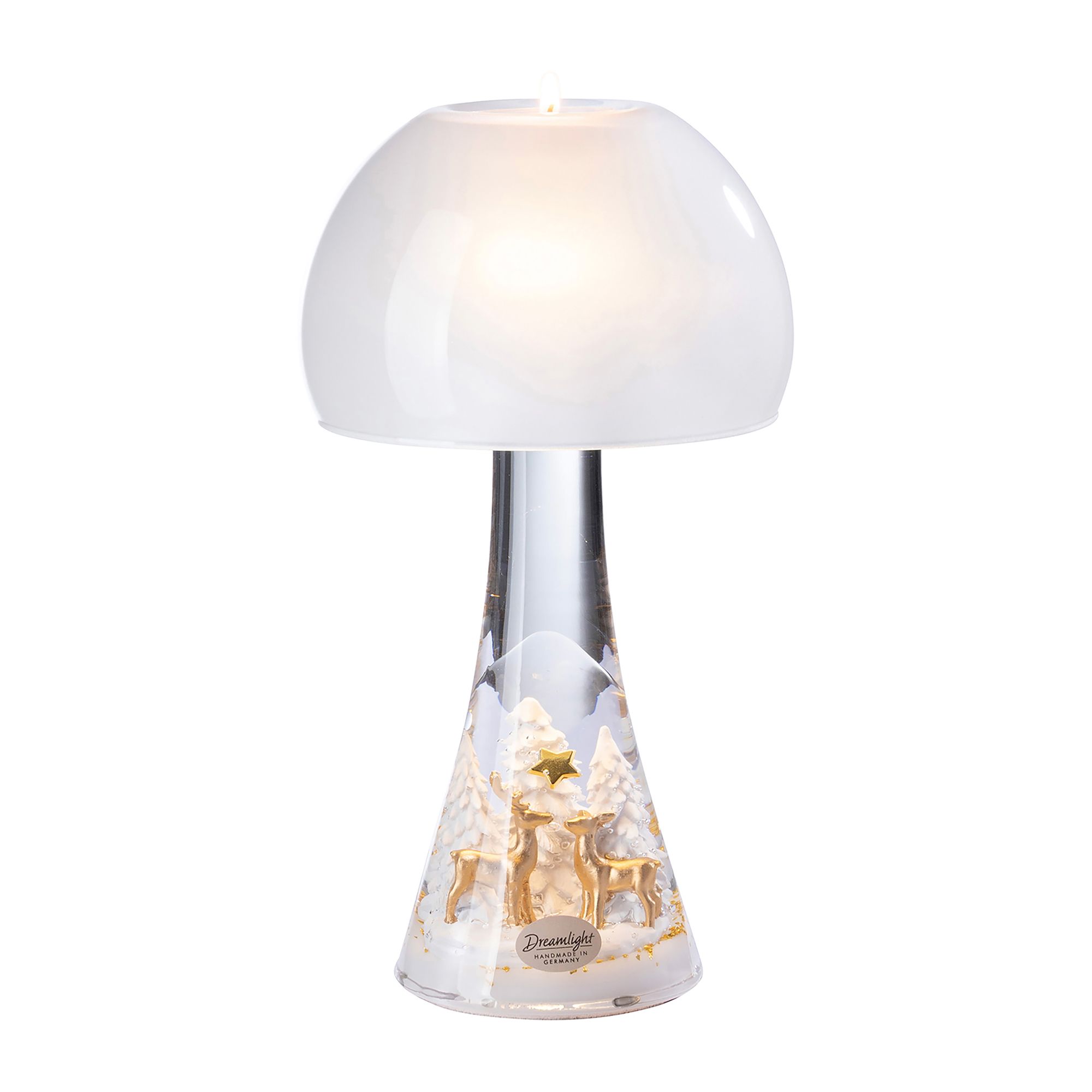 DREAMLIGHT Teelichthalter SALON, inkl. LED Designauswahl Höhe 22,5cm, Ø 13cm